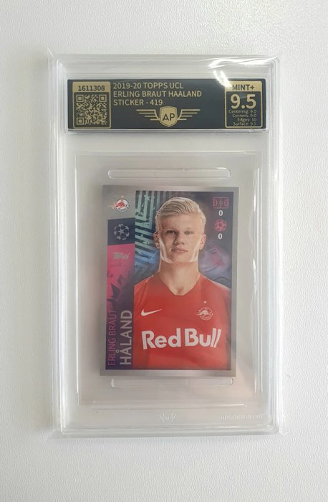 2019/20 Topps UCL Erling Haaland 419 Rookie card - AP...