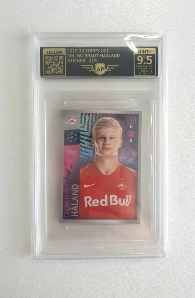 2019/20 Topps UCL Erling Haaland 419 Rookie card - AP...