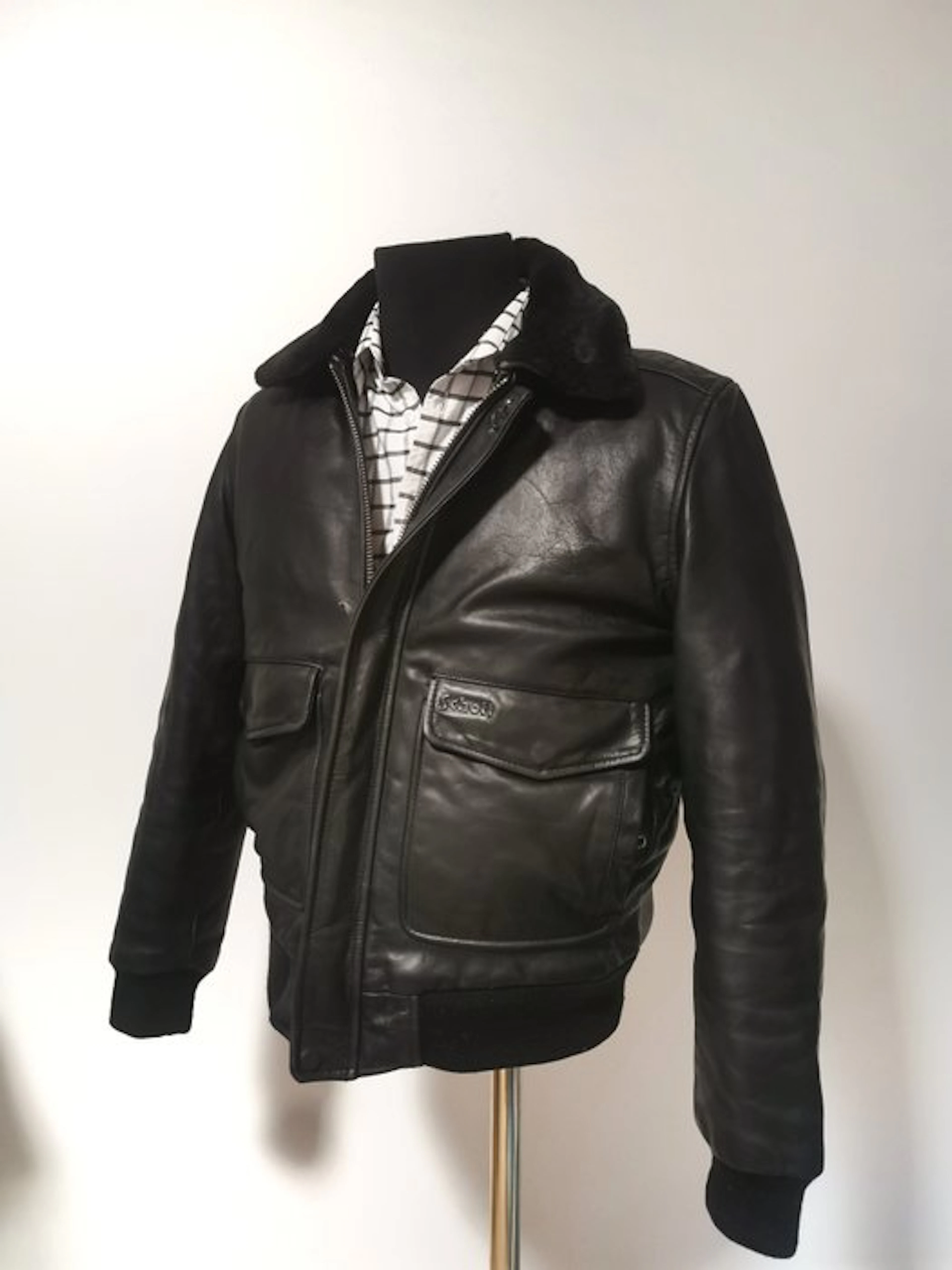 Schott Heavy Cowhide A-2 Flight Jacket – Size M/L Near...