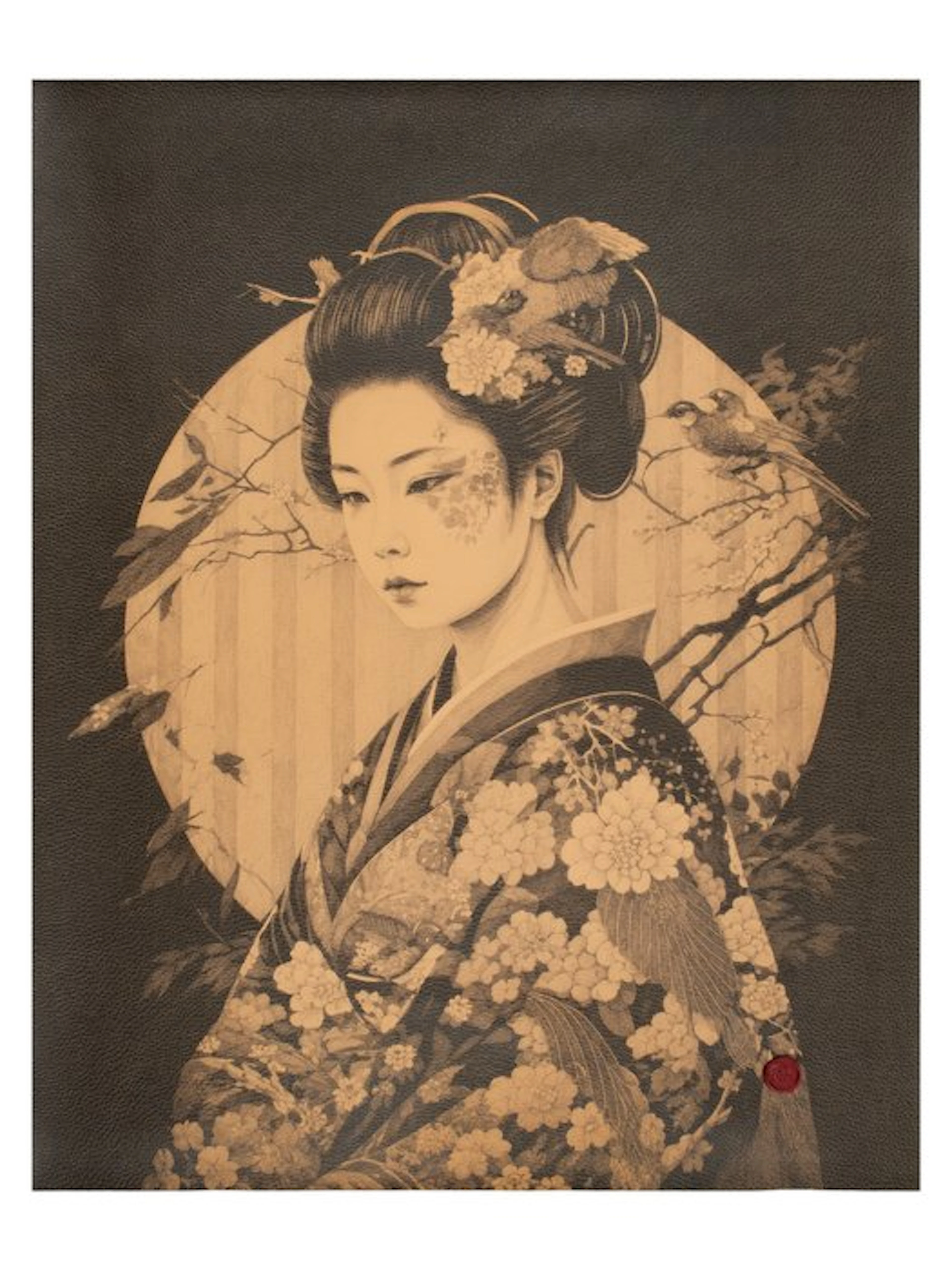 Artistic Tapestry “Harmony of the East” – Print on...
