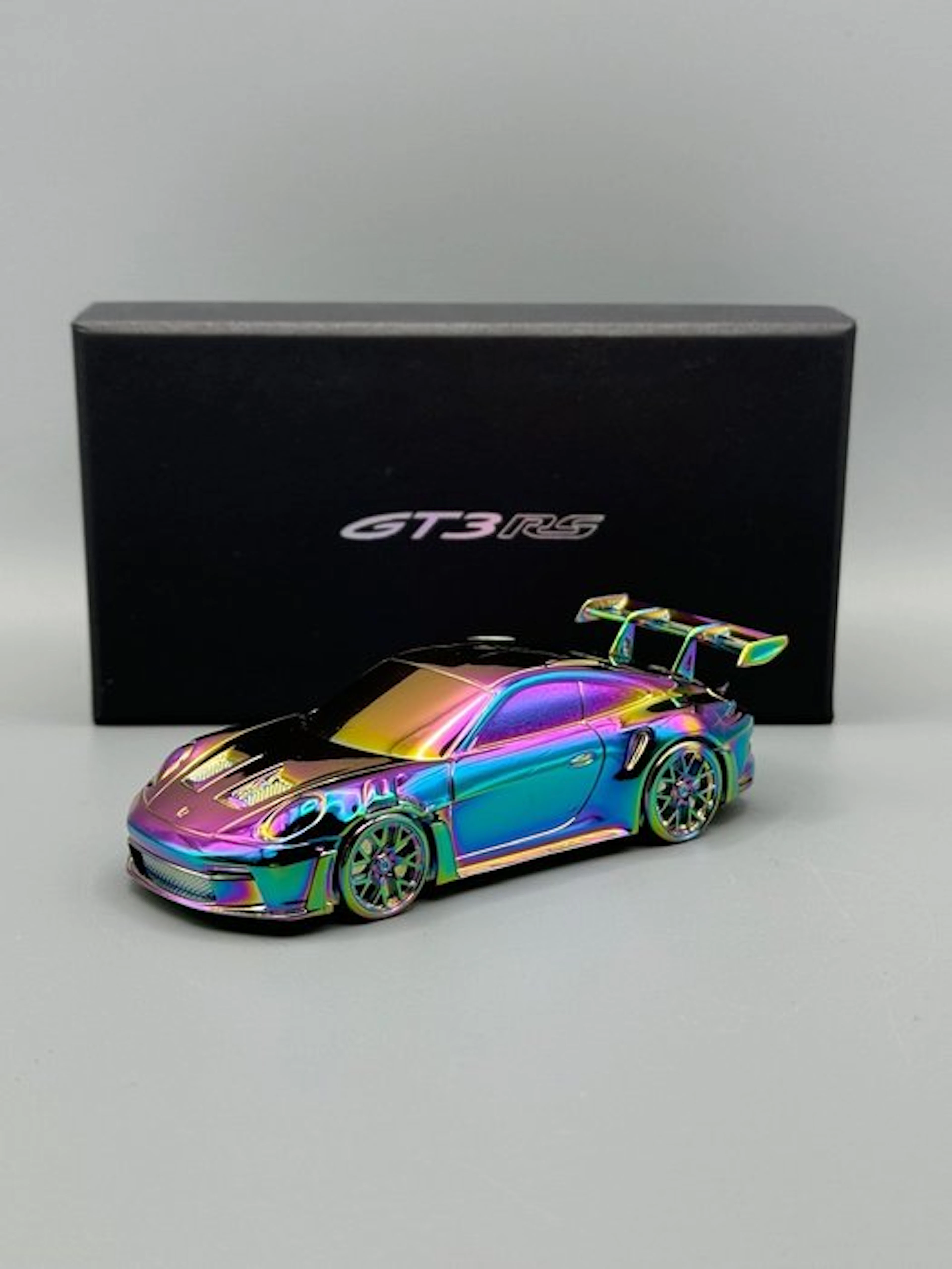 Porsche 992 GT3 RS seven colours Paperweight - Porsche