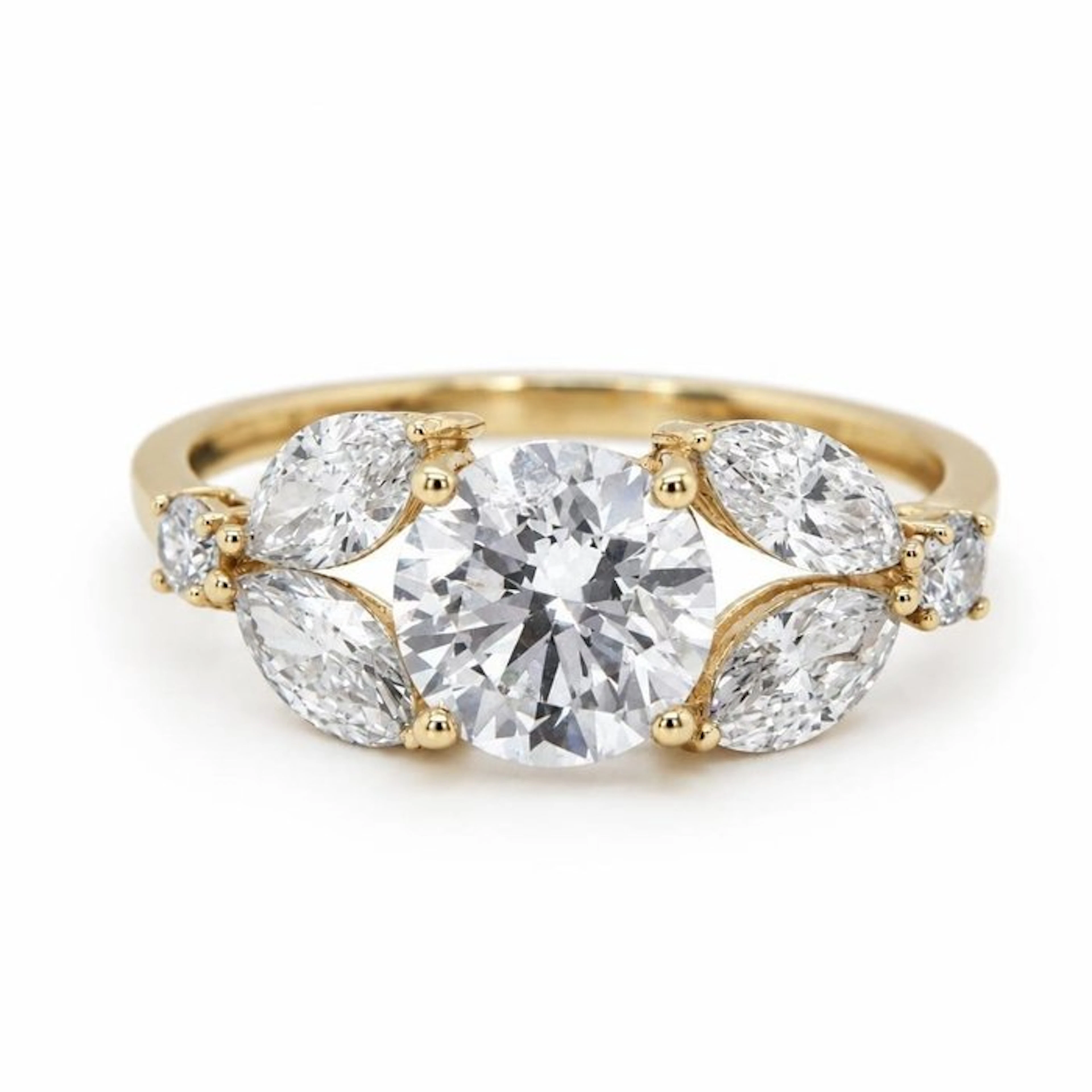 No reserve price - Ring - 14 kt
