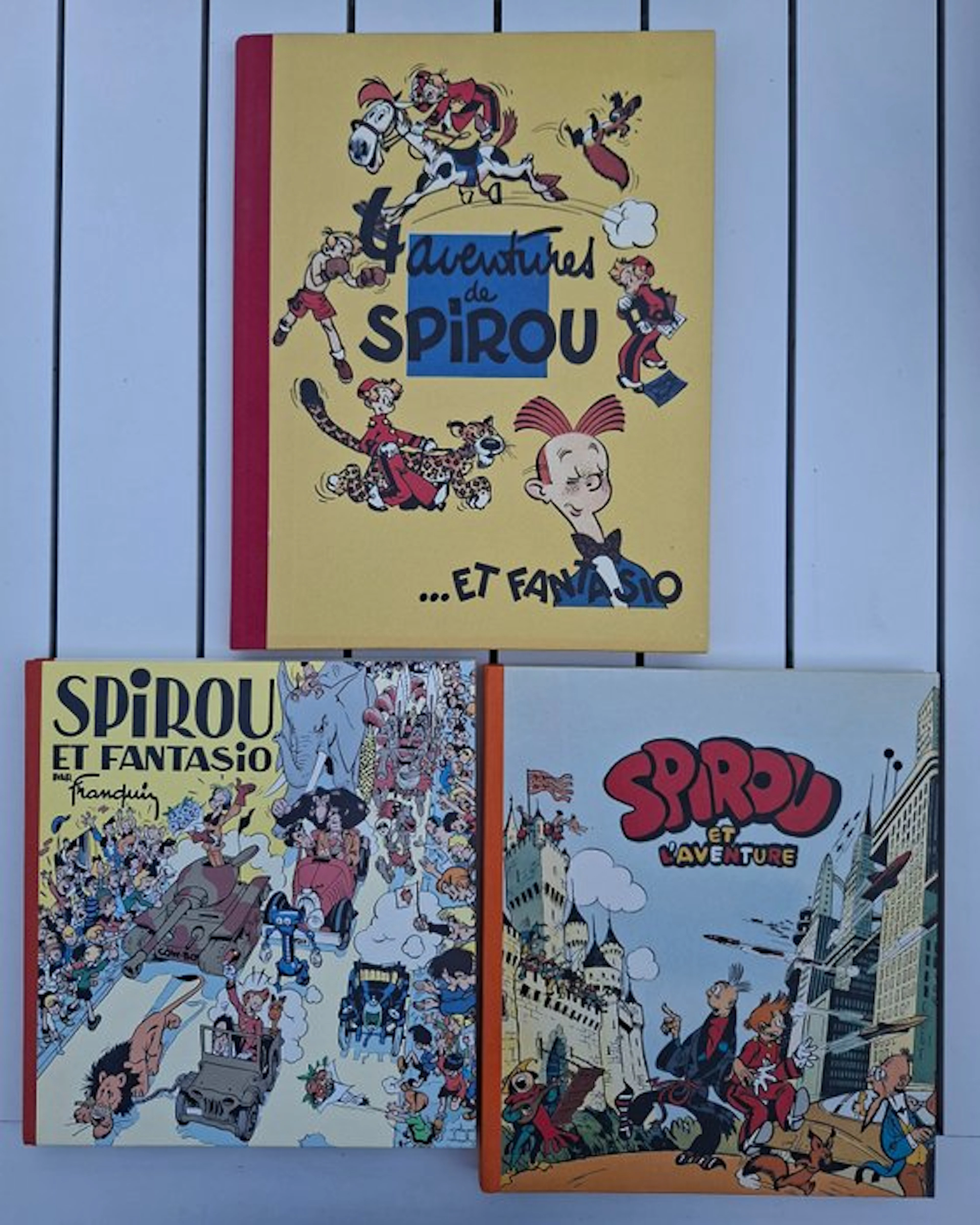 Spirou et Fantasio - 3x Fac-similé - 3x C - 3 Album...