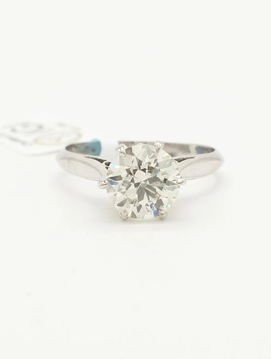 Ring - 18 kt. White gold Diamond (Natural)