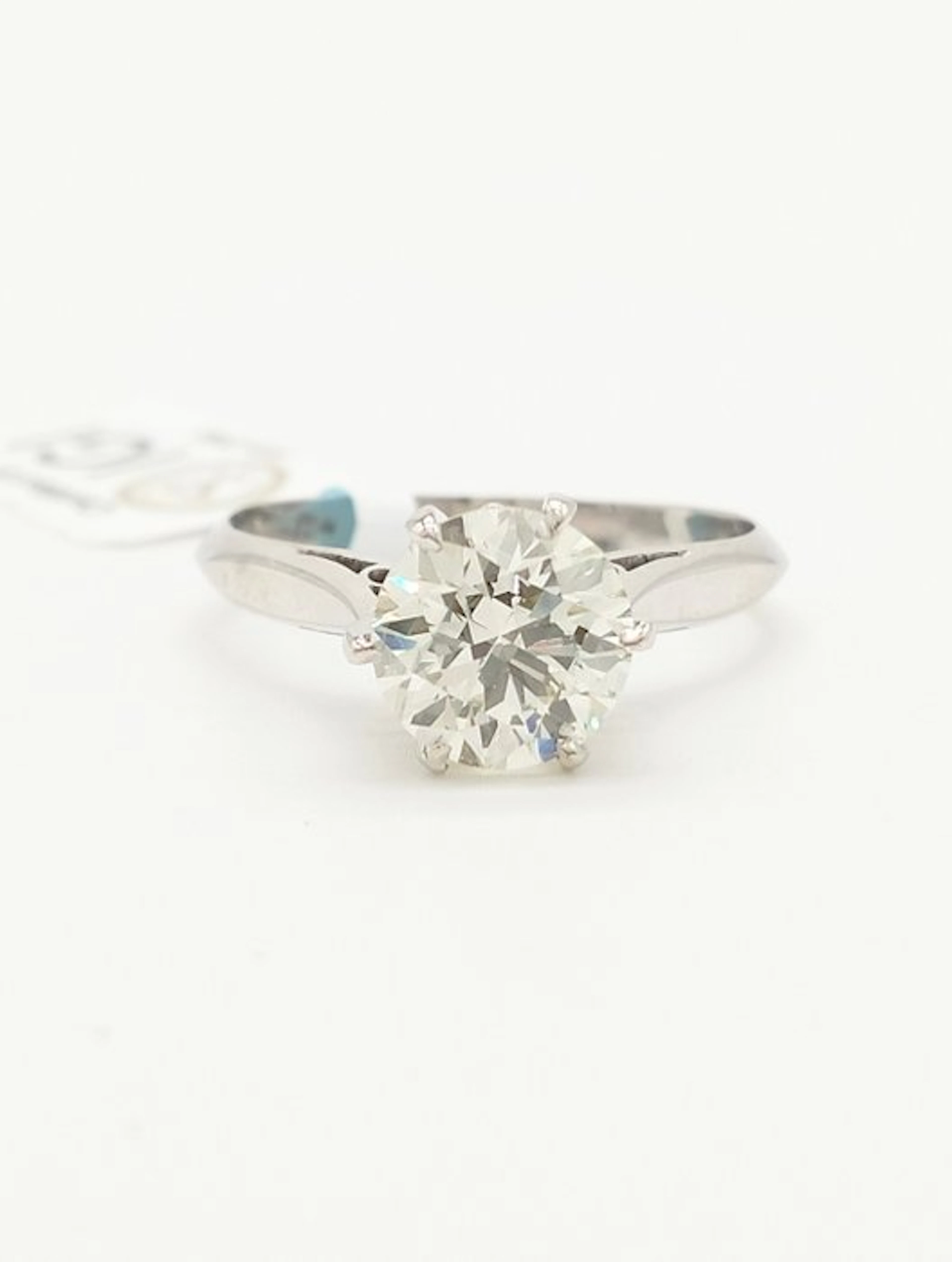 Ring - 18 kt. White gold Diamond (Natural)
