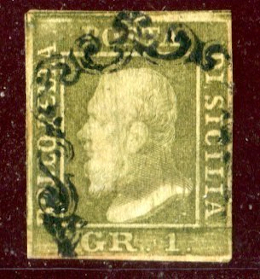 Italian Ancient States - Sicily 1859 - 1 grain