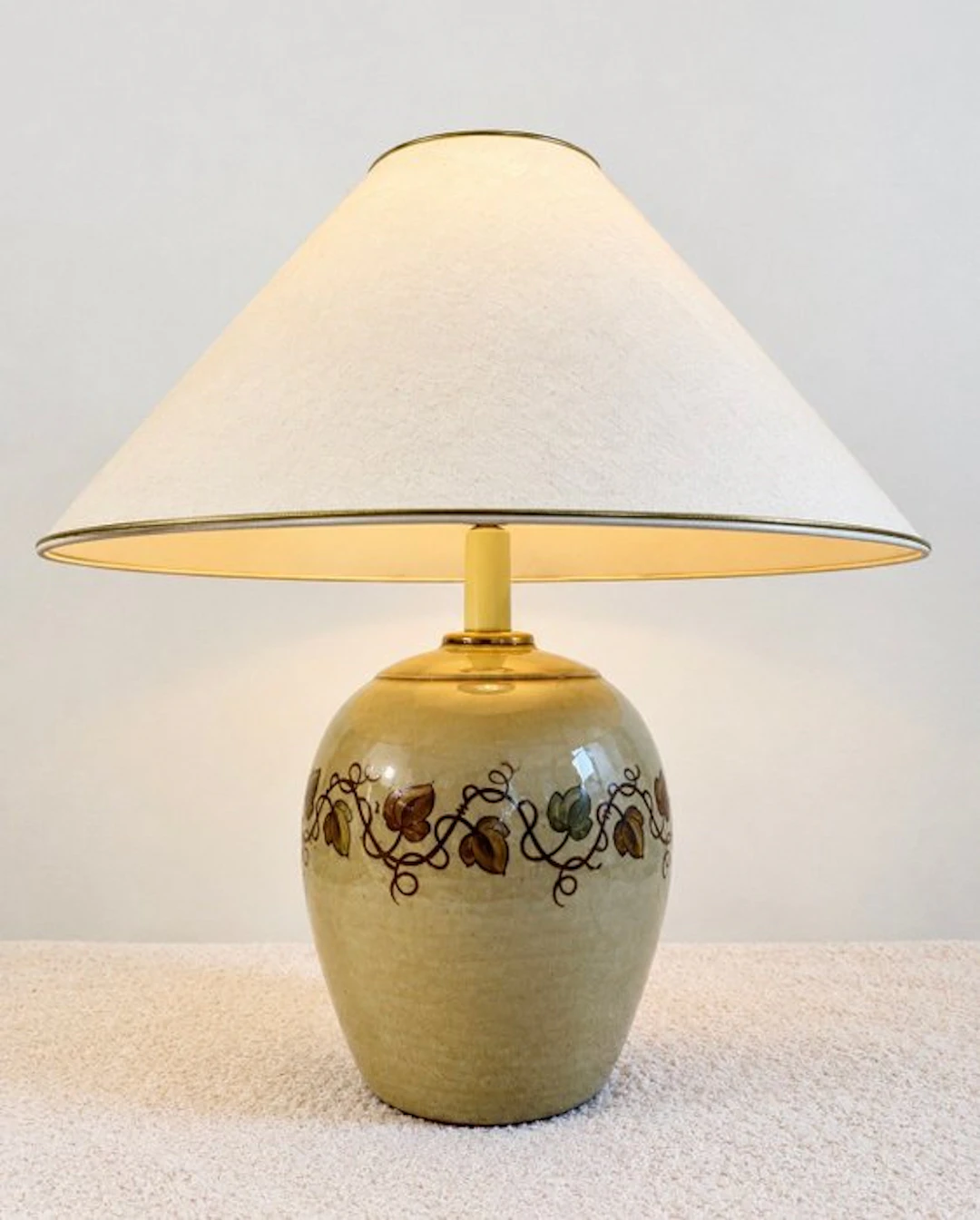 S.V.E. - Table lamp - Luxury - Ceramic, Steel, Textile