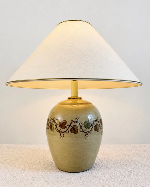 S.V.E. - Table lamp - Luxury - Ceramic, Steel, Textile