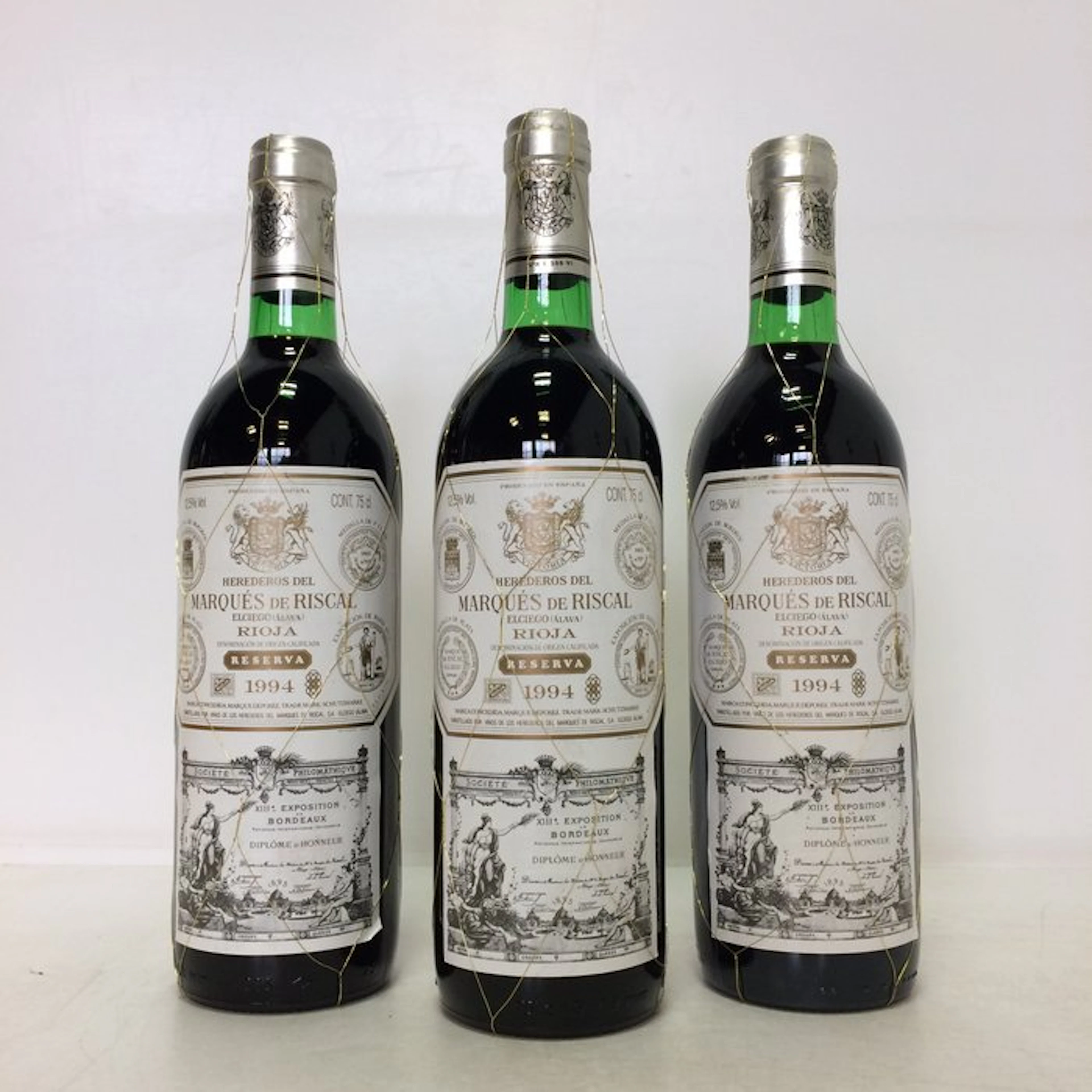 1994 Marqués de Riscal - Rioja Reserva - 3 Bottles (0.75L)