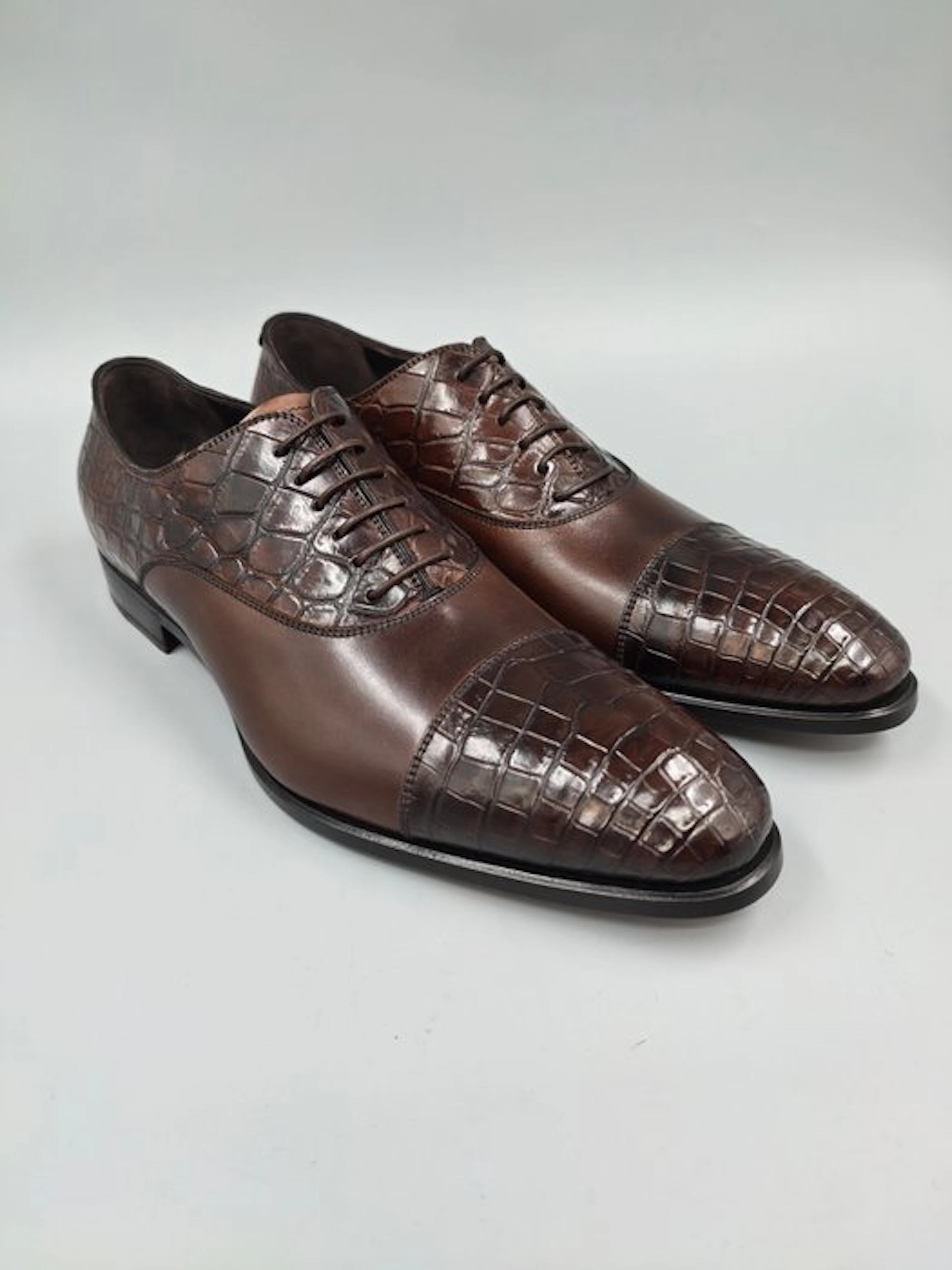 Dami-With Crocodile-45.5 Oxfords-Toe Cap-No Minimum!...