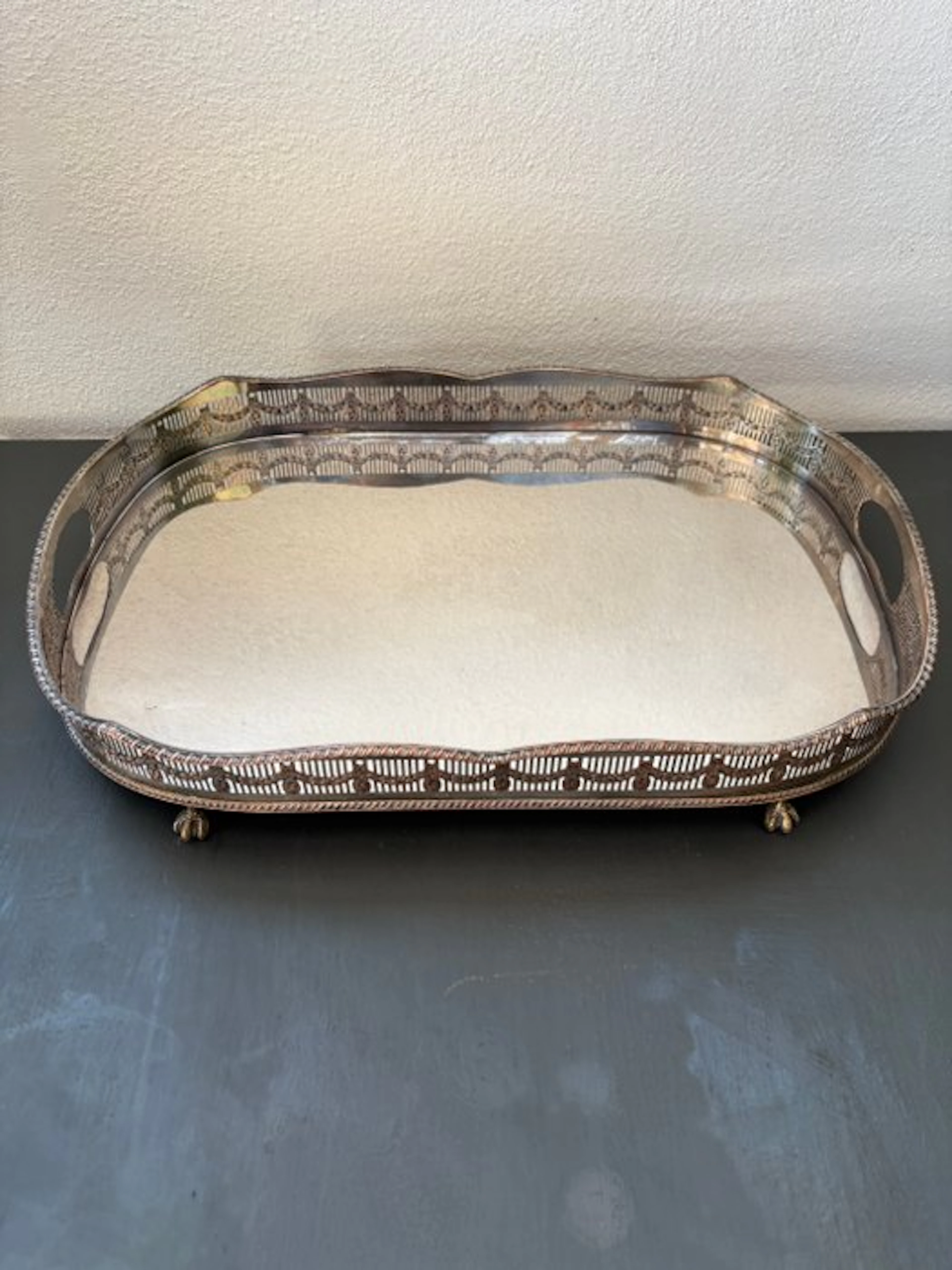 viners - Tray - silvered metal - Tray Viners Sheffield