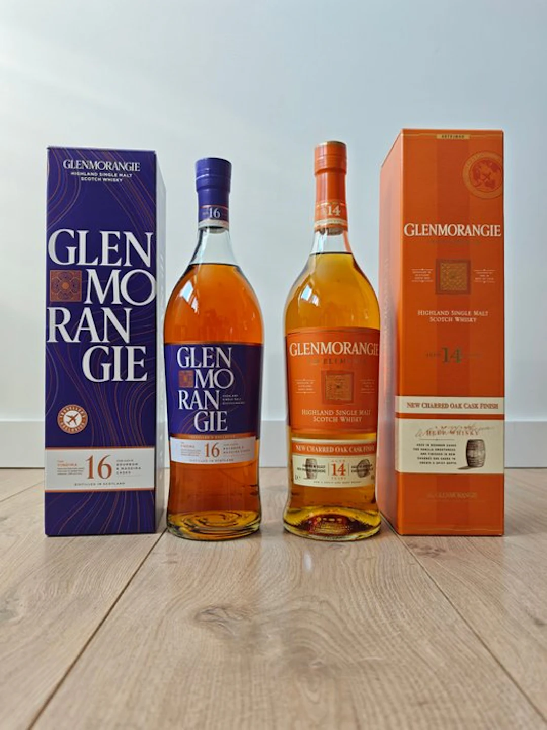 Glenmorangie 16yo & 14yo - 1 Litre - 2 bottles