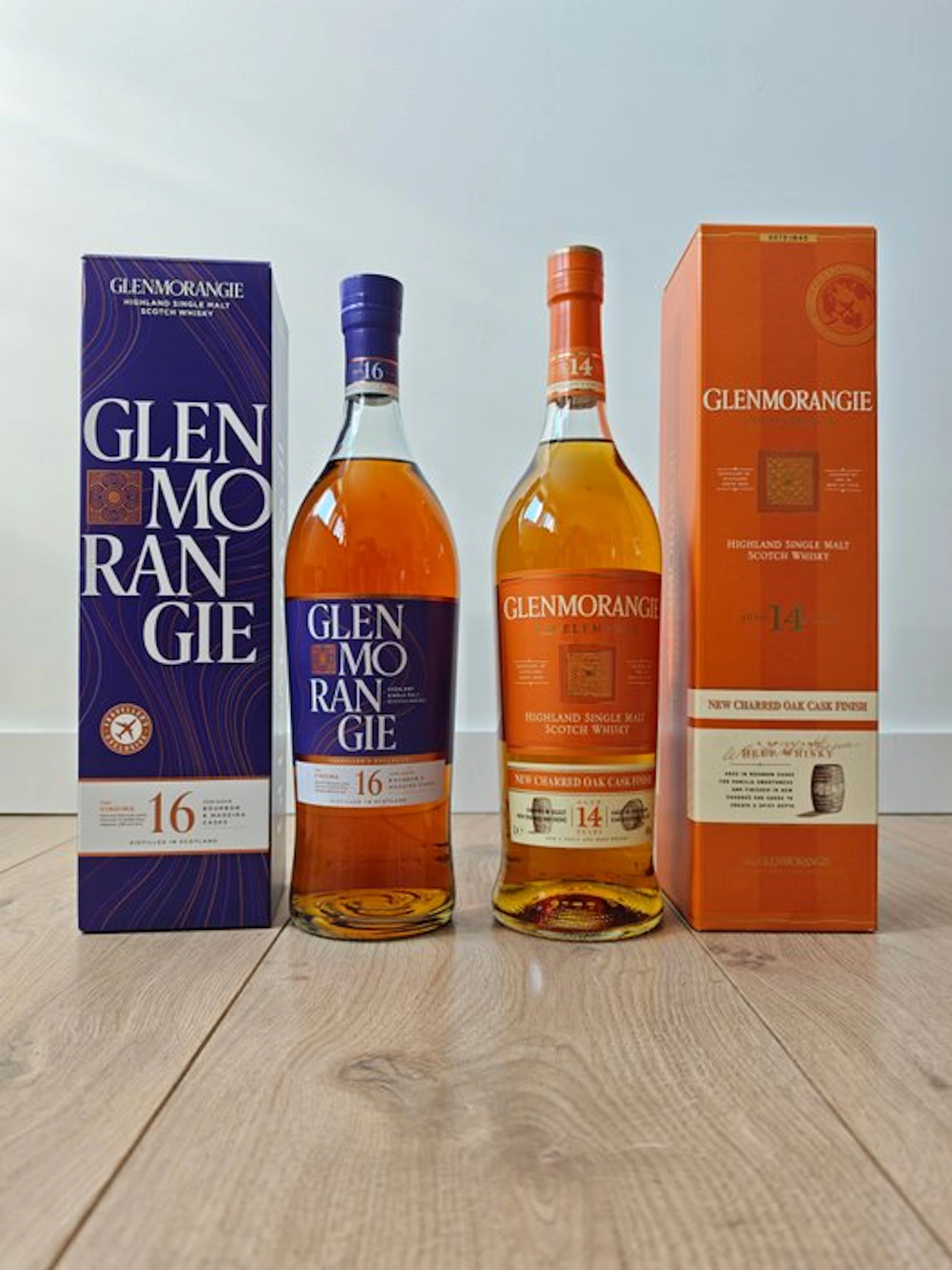 Glenmorangie 16yo & 14yo - 1 Litre - 2 bottles