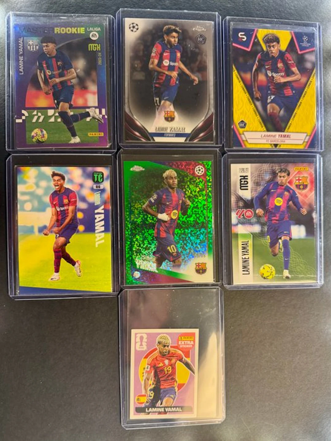 Panini, Topps Chrome Lamine Yamal - 7 Mixed collection - Good (GD)