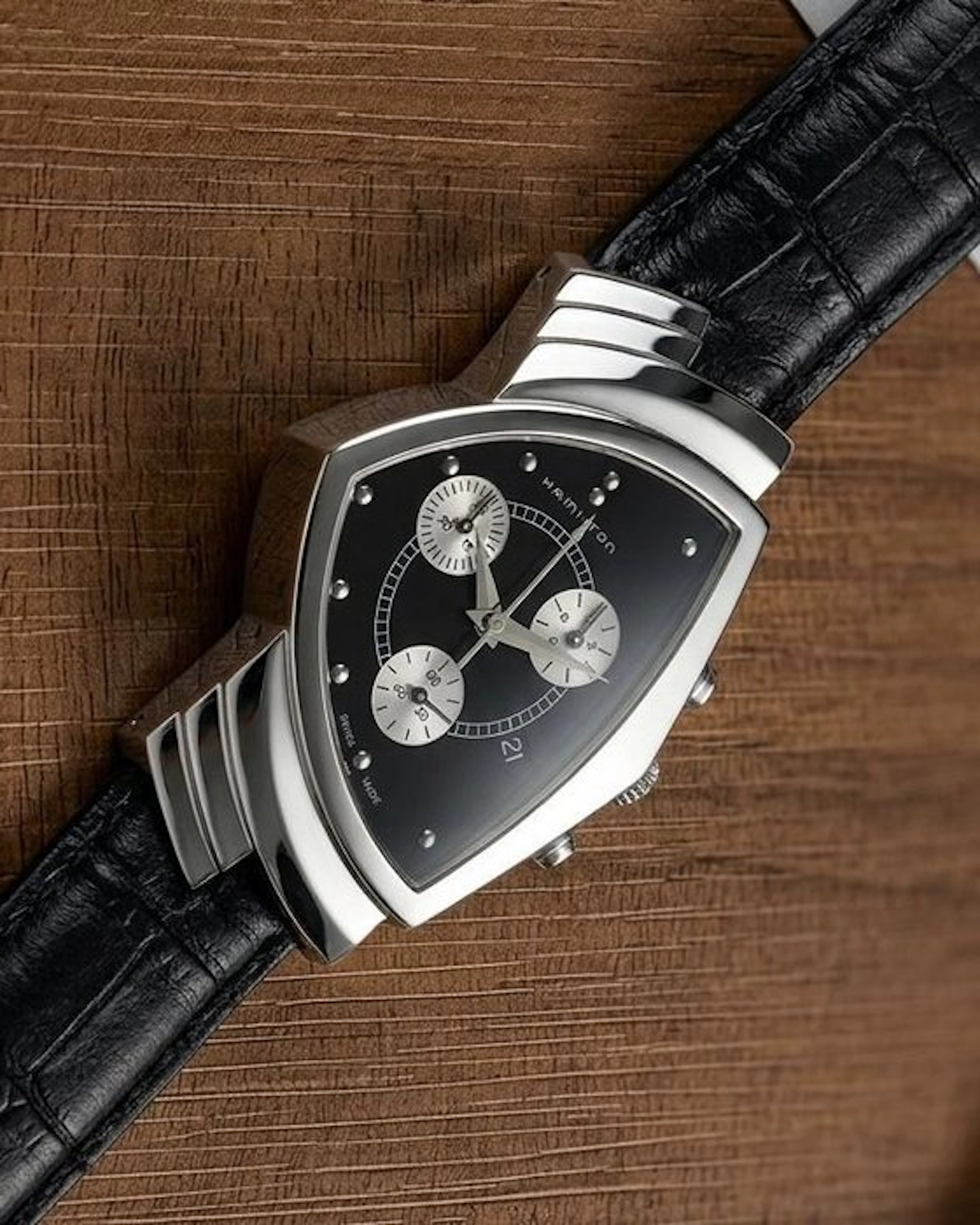 Hamilton - Ventura Chrono Quartz - No reserve price...