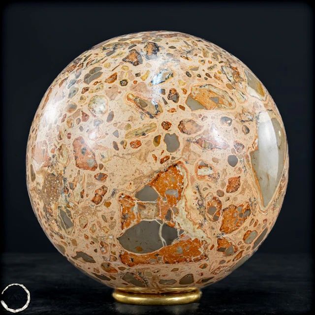Natural First Quality Leopard Jasper Sphere- 2455.26 g