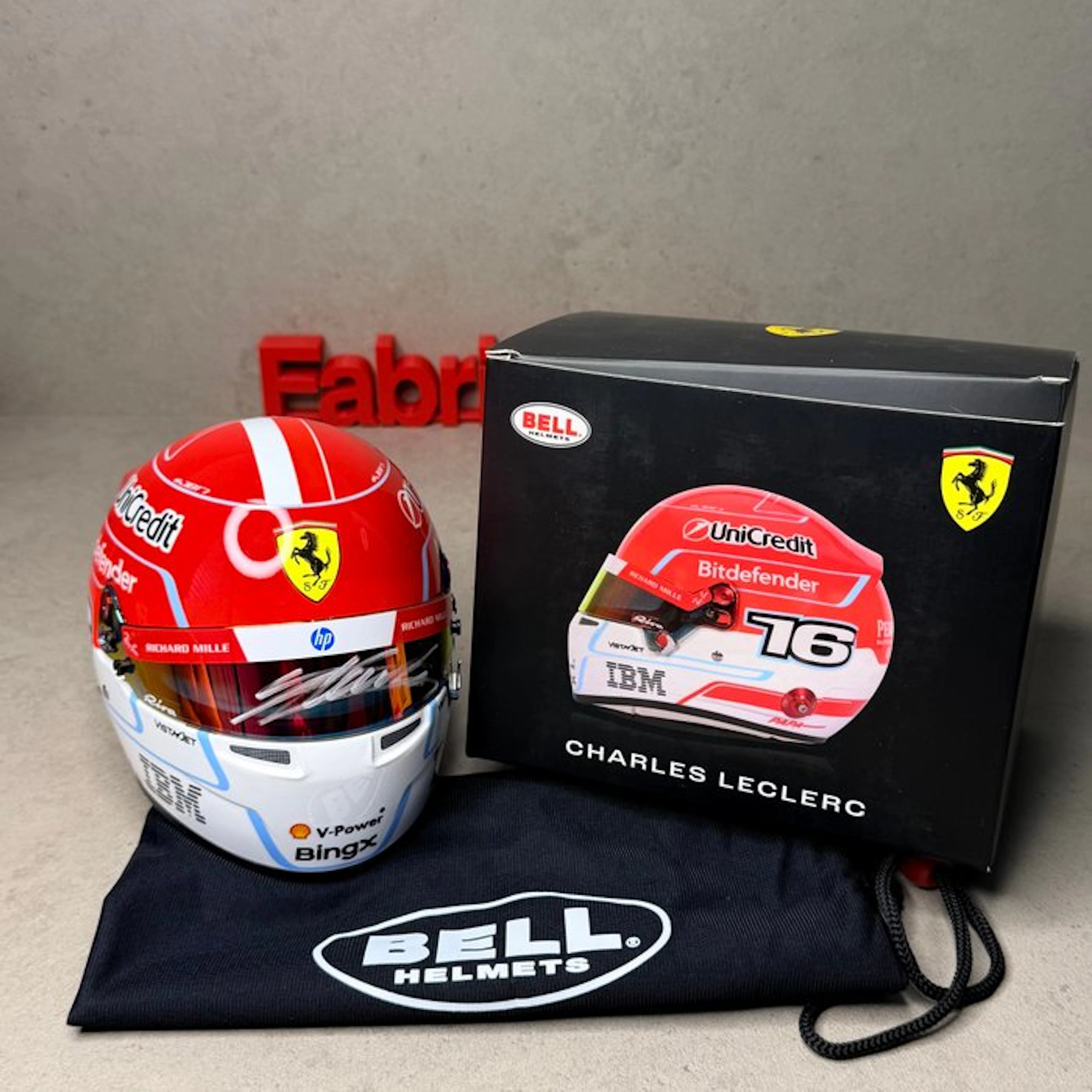 Ferrari - Formula 1 - Charles Leclerc - 2026 - 1/2-scale helmet