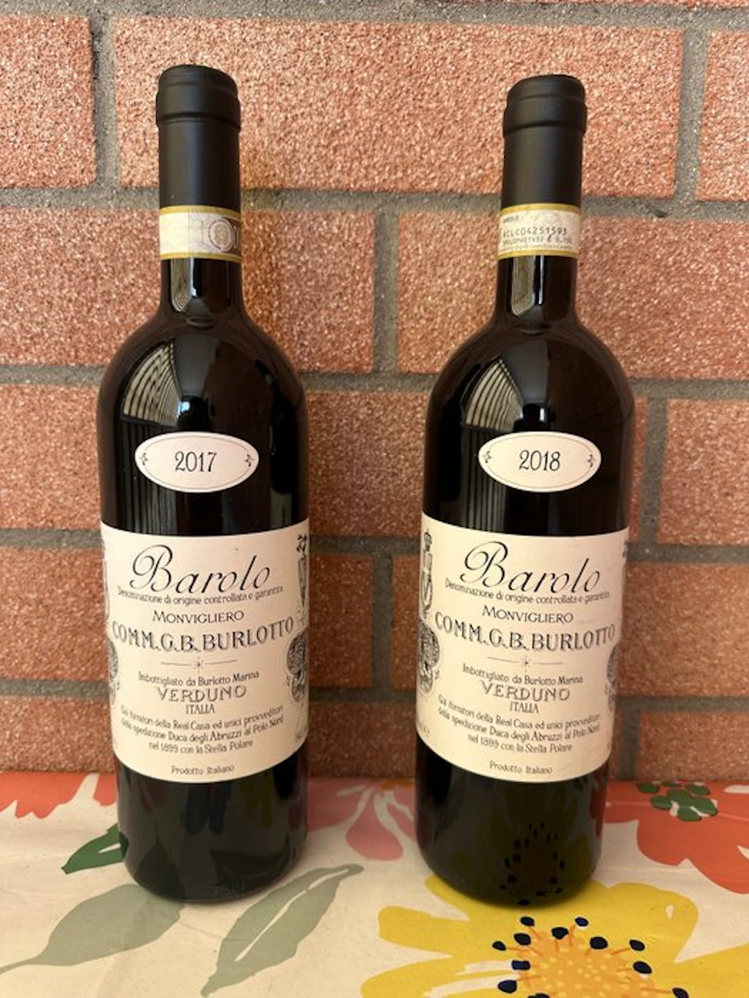 2017 , 2018 Comm. G.B. Burlotto Monvigliero - Barolo DOCG - 2 Bottles (0.75L)