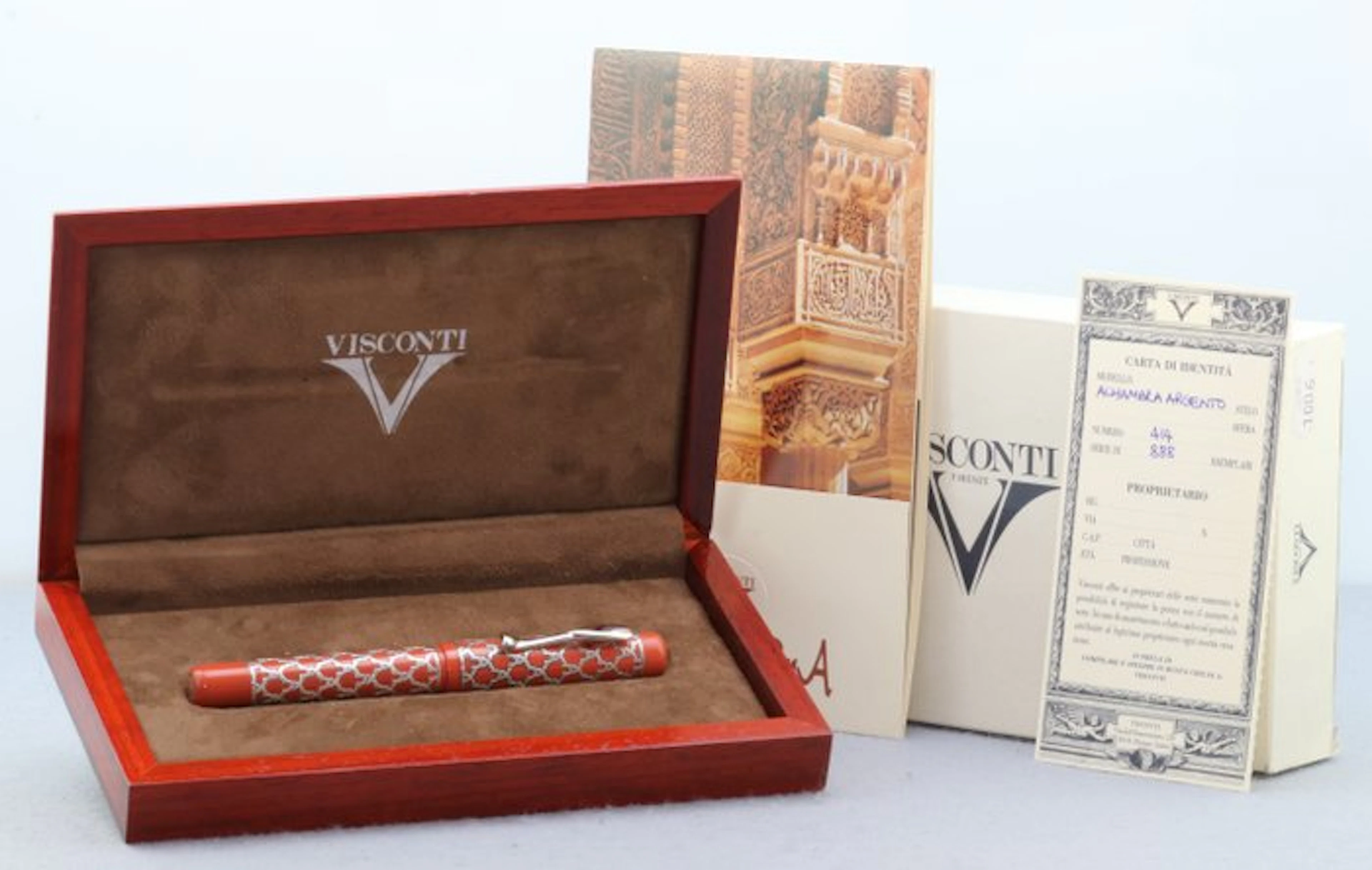 Visconti - Limited Edition Alhambra sterling silver - Fountain pen