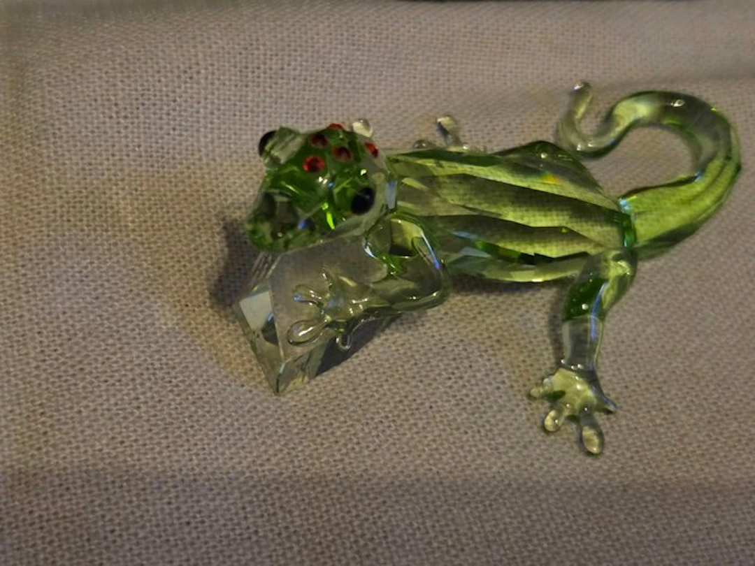 Swarovski - Figurine - SCS - Gecko - Event Piece 2008 - 905541 - Box - Crystal