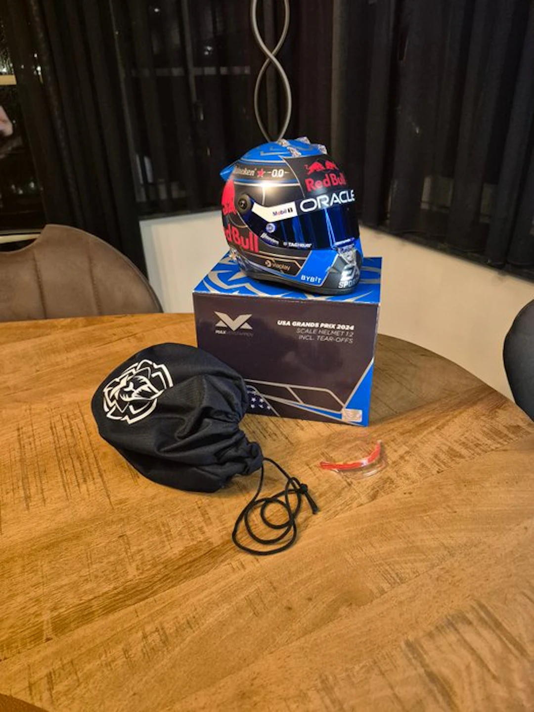 Red Bull Racing - USA Grand Prix - Max Verstappen - 2024 - Scale 1/2 helmet