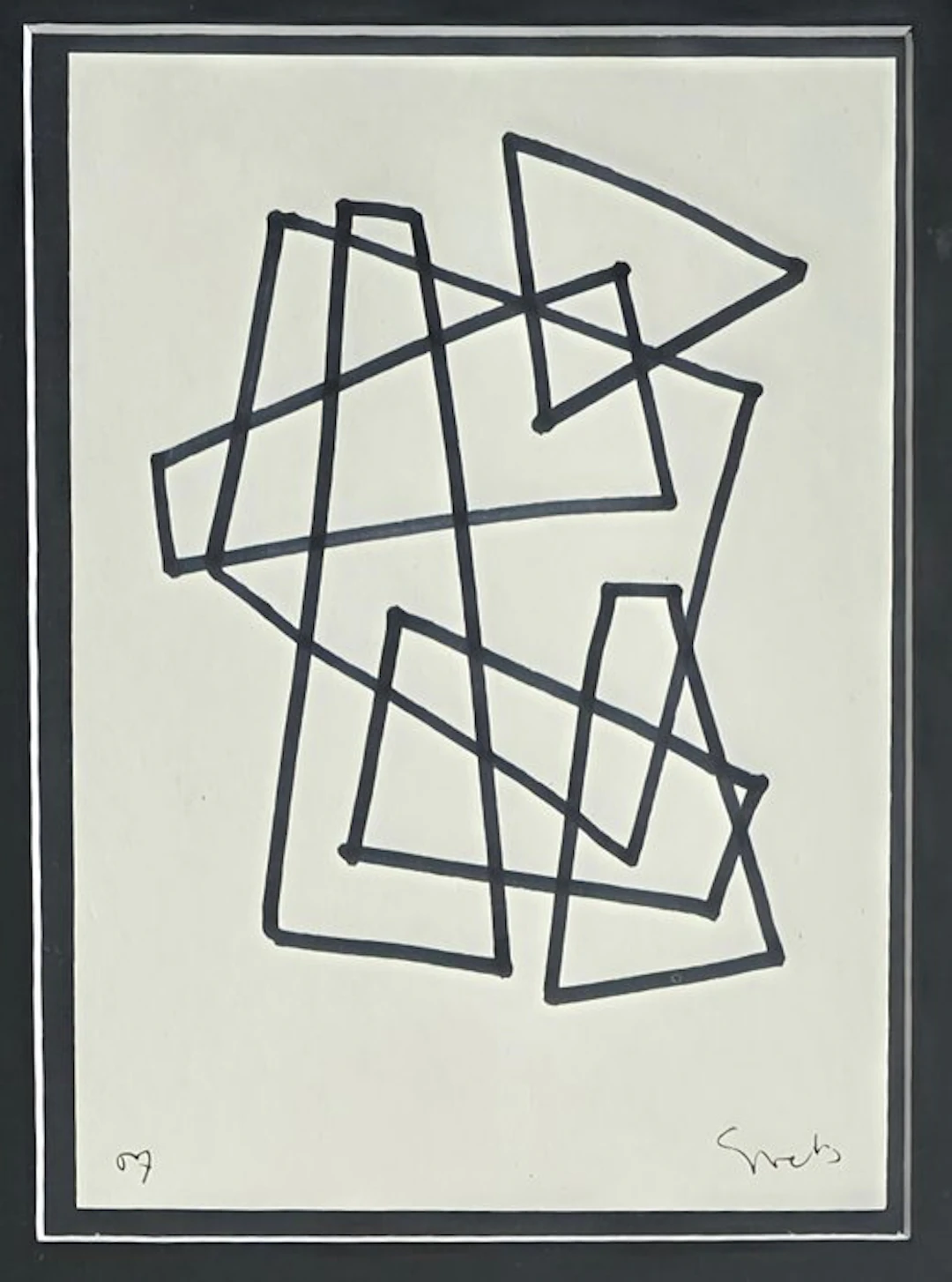 Siep Van Den Berg (1913-1998) - Geometrische compositie