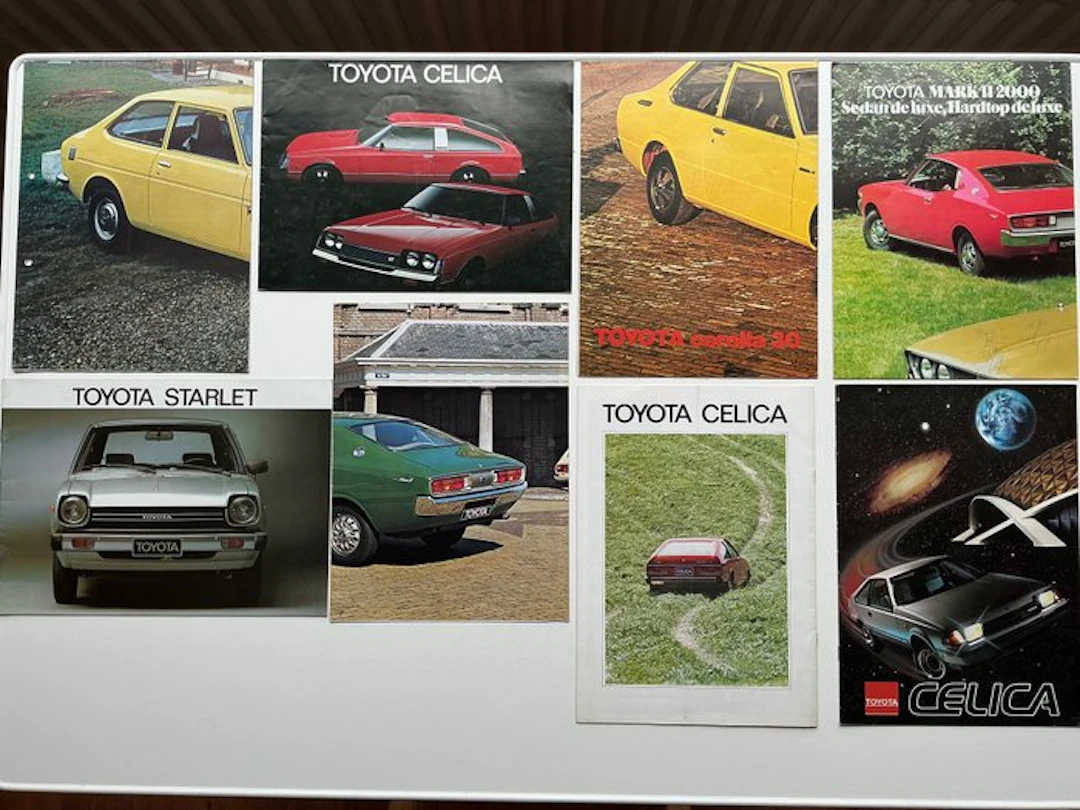 Toyota – Collection of Period Sales Brochures and Technical Data Sheet – Celica