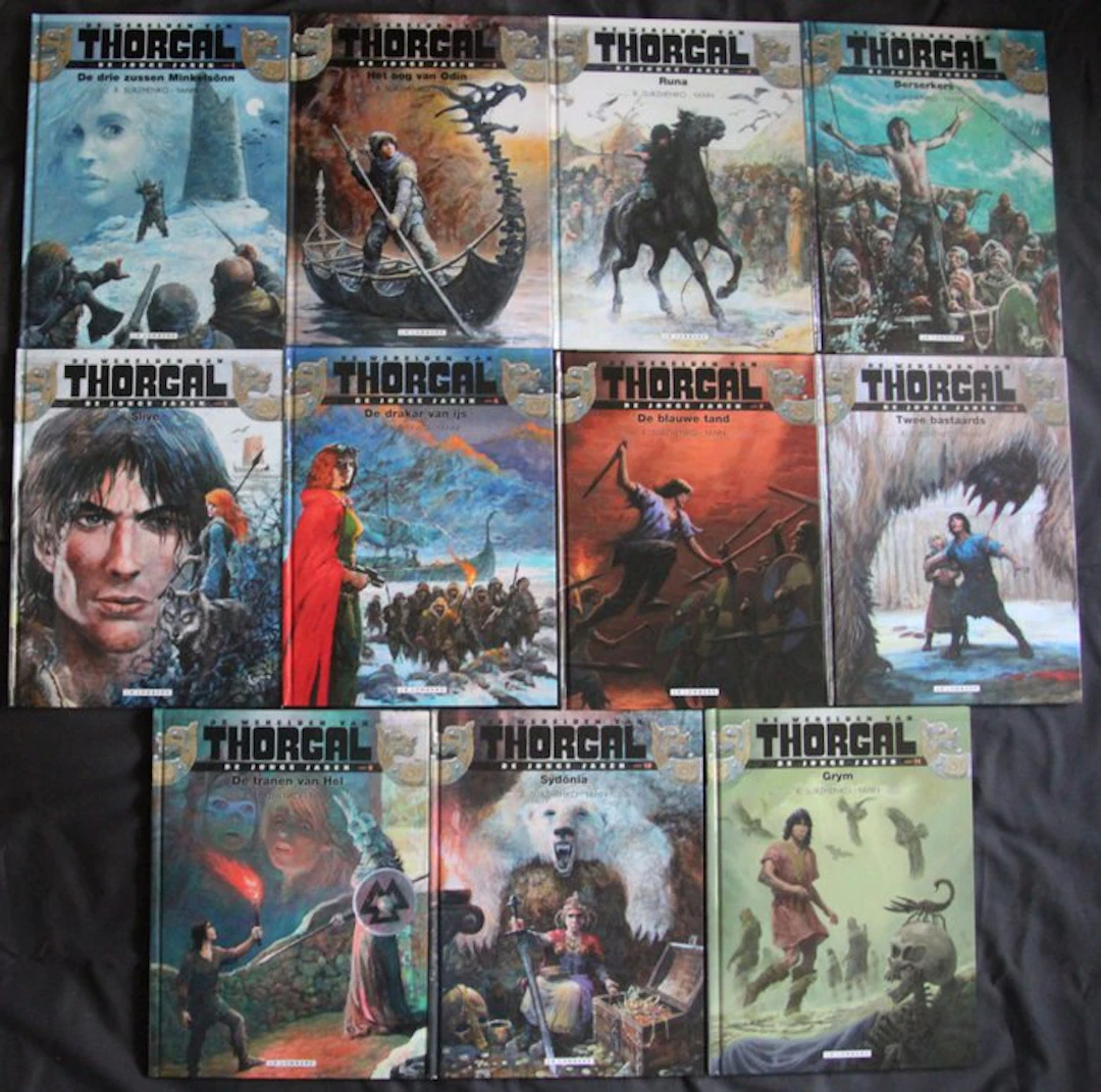 Thorgal 1 t/m 11 - De jonge jaren van Thorgal - complete...