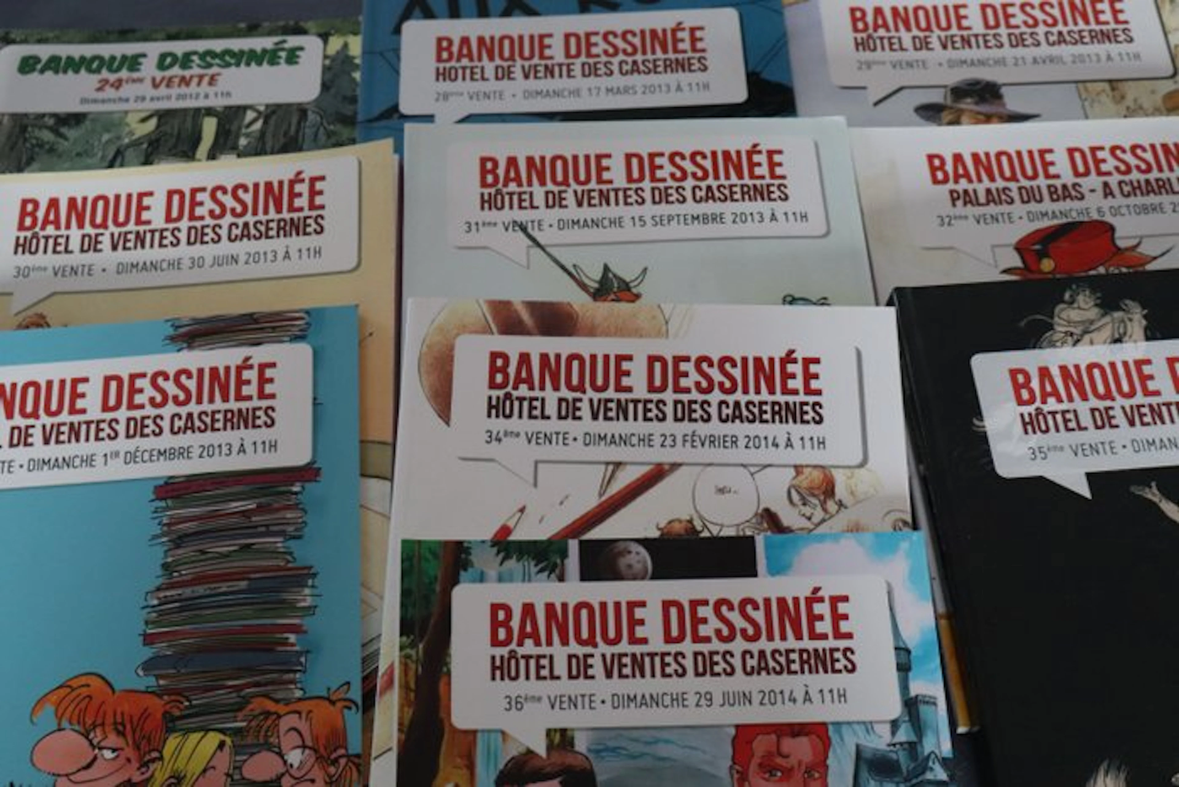 Catalogue de ventes aux enchères - 10x B - 10 Album - First edition - 2012/2014