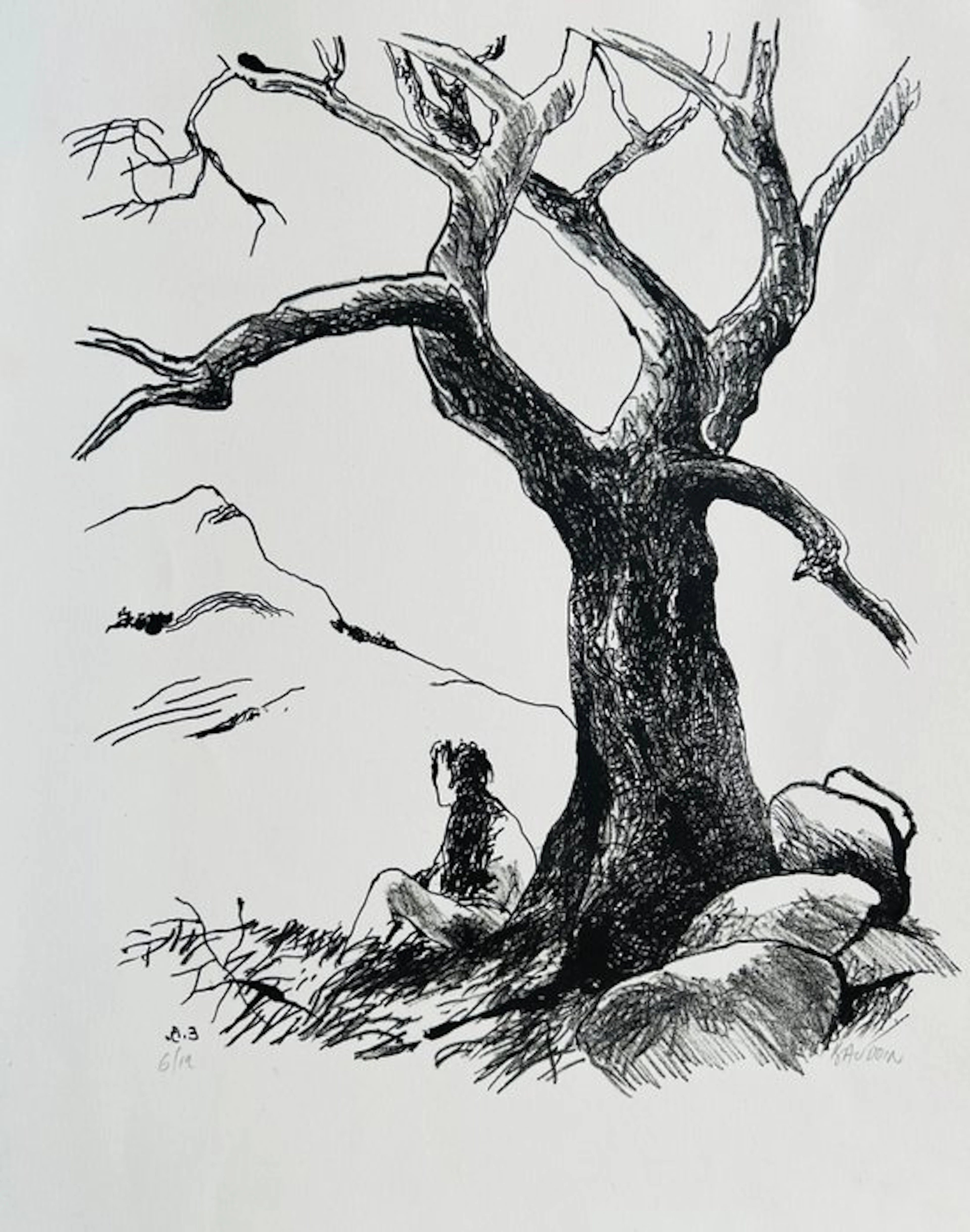 Edmond Baudoin - 1 Lithography - Limited edition - 2010