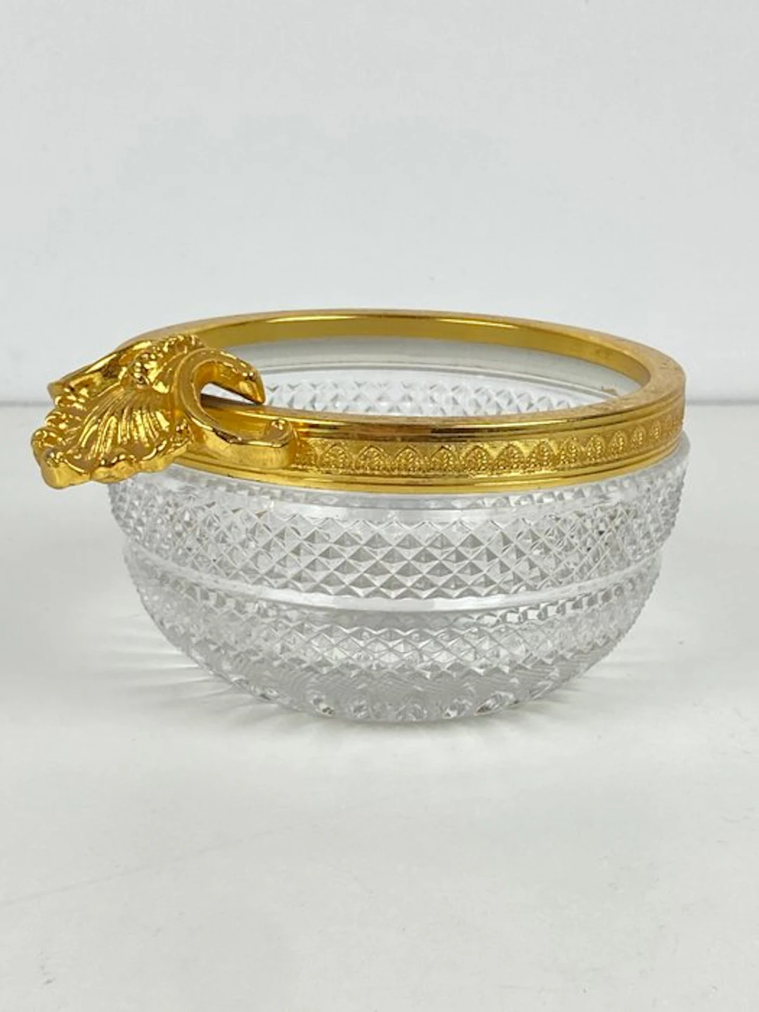 Ashtray - Crystal - Style Louis XVI