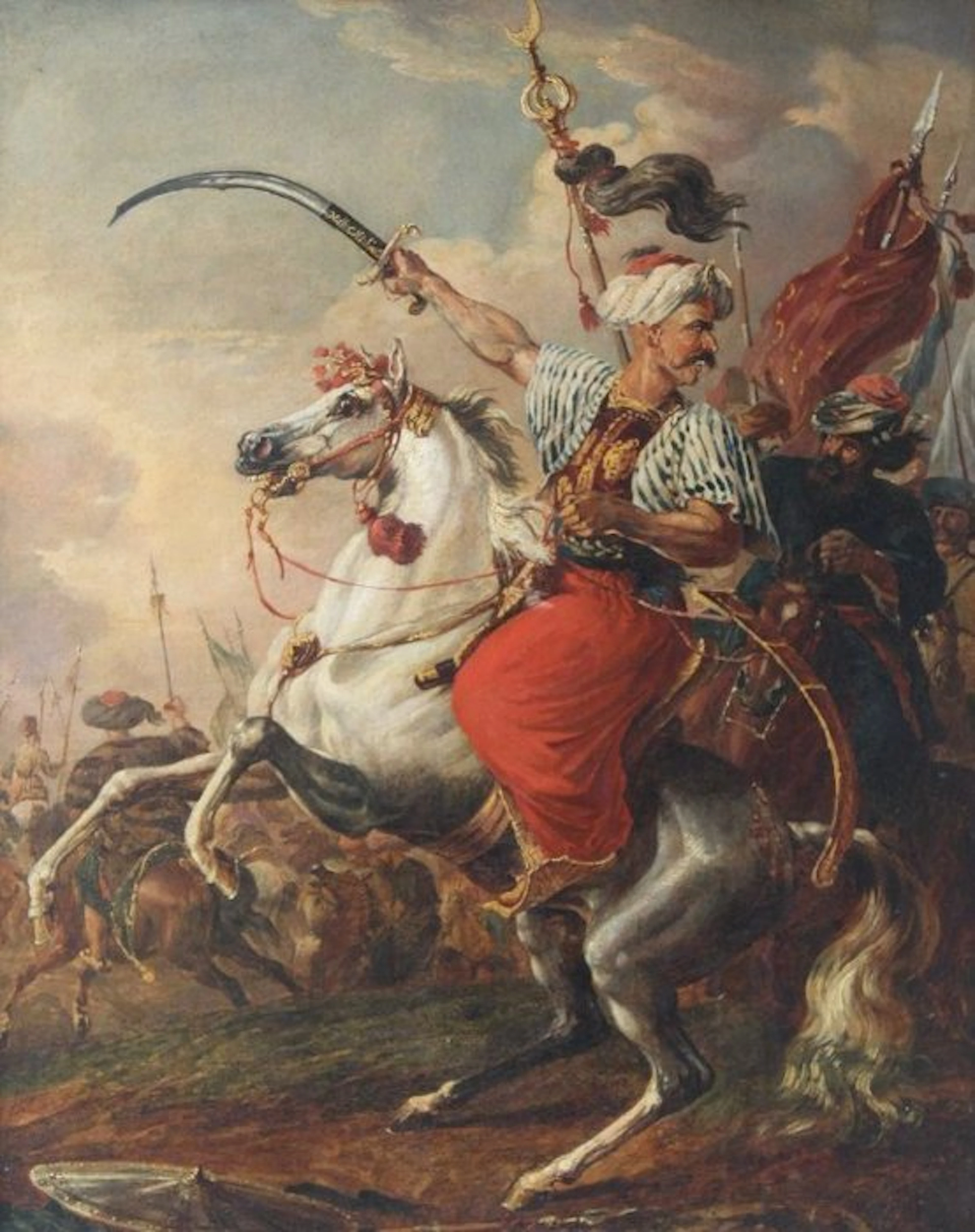 Johann Nepomuk Hoechle (1790-1835) - Türkenschlacht