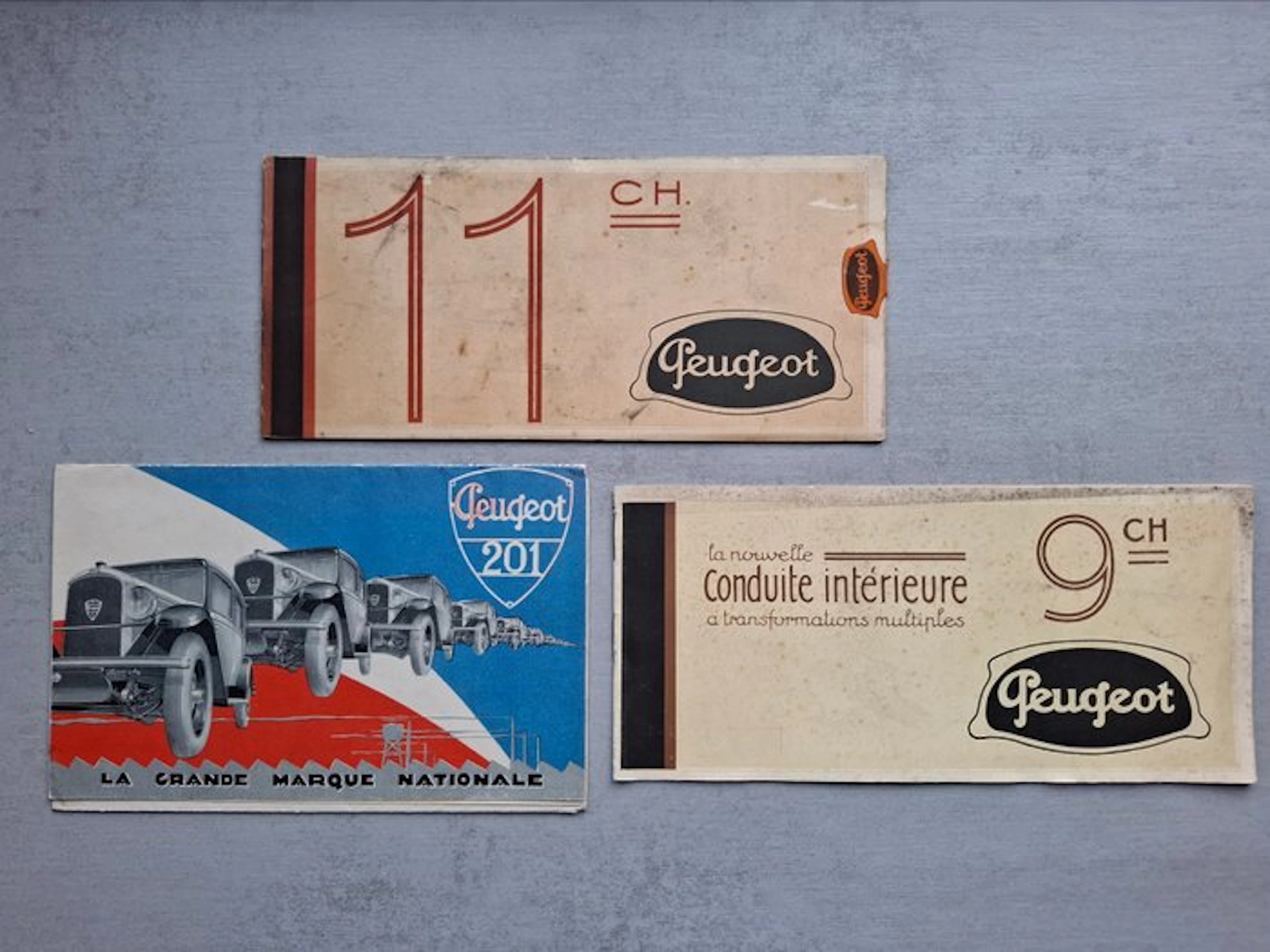 Brochure - Peugeot - 201 - 9 CH - 11 CH