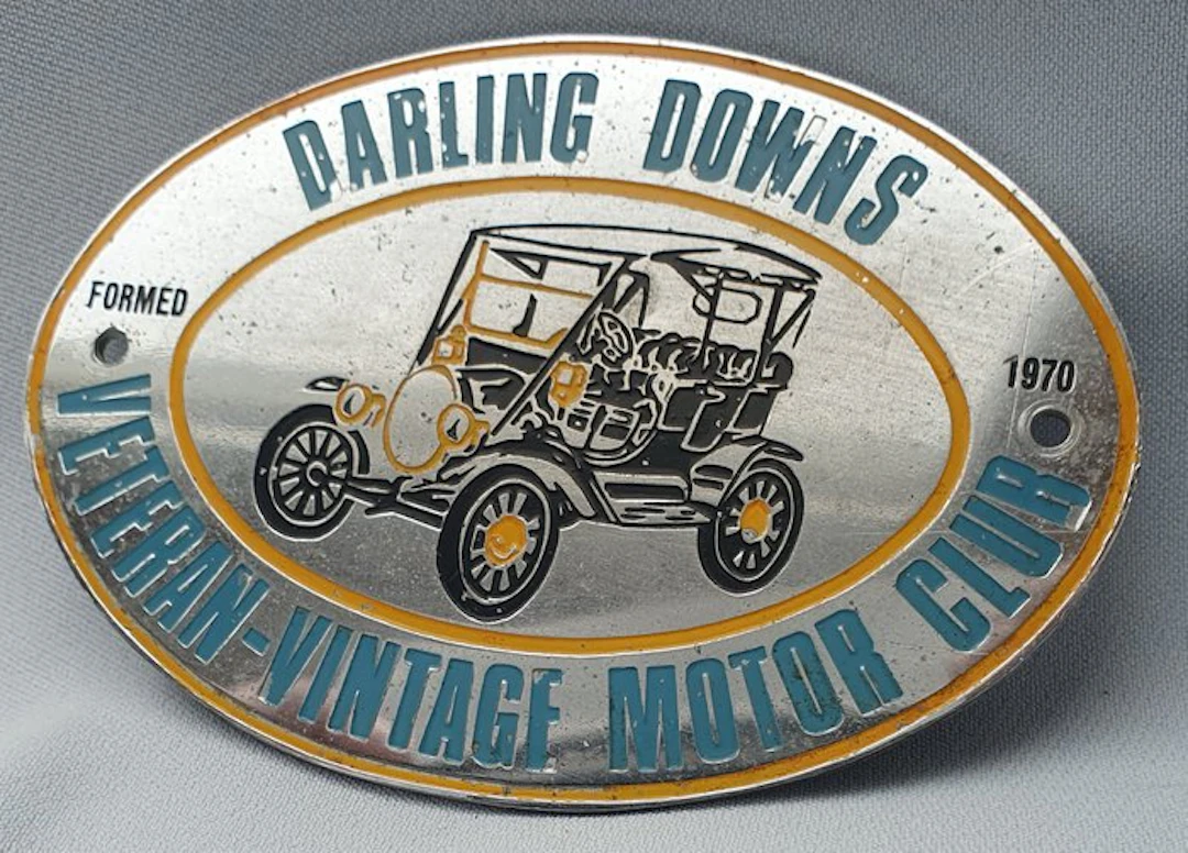 Badge - Grille Badge - Darling Downs Veteran & Vintage Motor Club Inc
