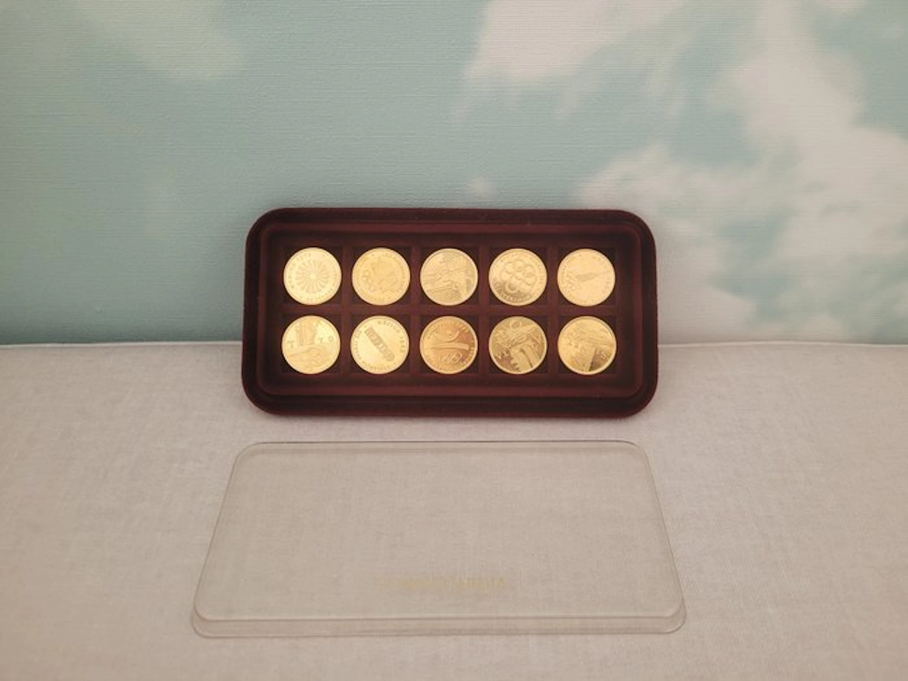 Olympic Games - 2000 - Metal coins with 22-karat gold plating