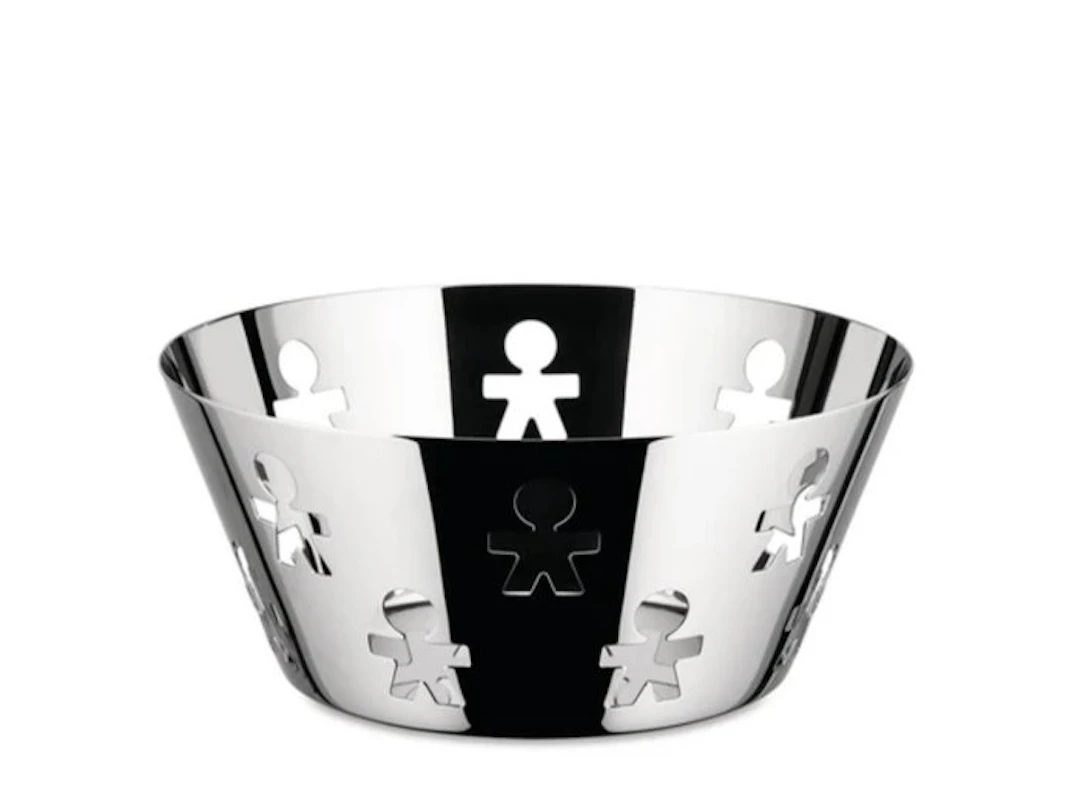 Alessi - King-Kong - Basket - ring-around-the-rosie - Stainless steel