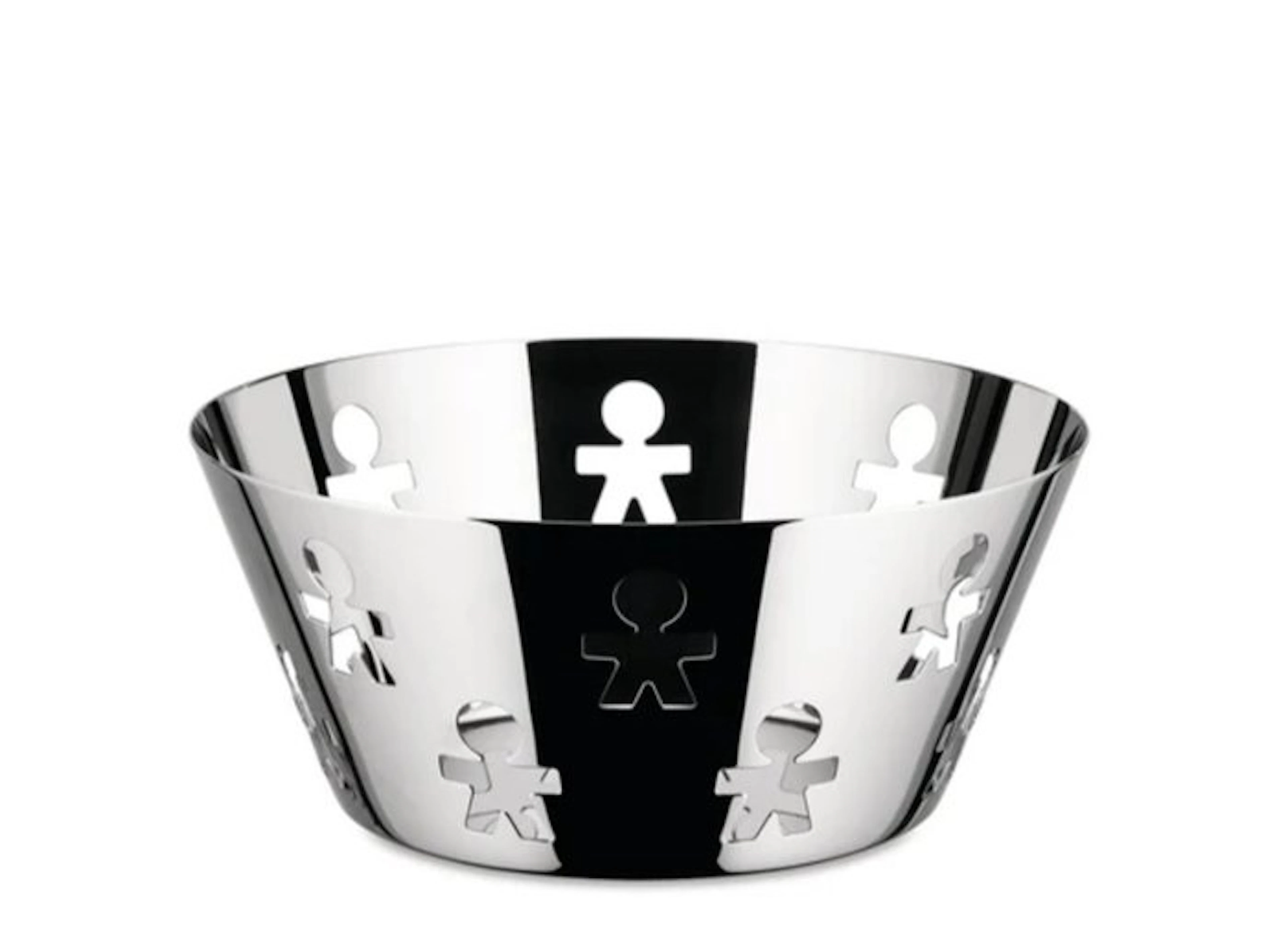 Alessi - King-Kong - Basket - ring-around-the-rosie - Stainless steel