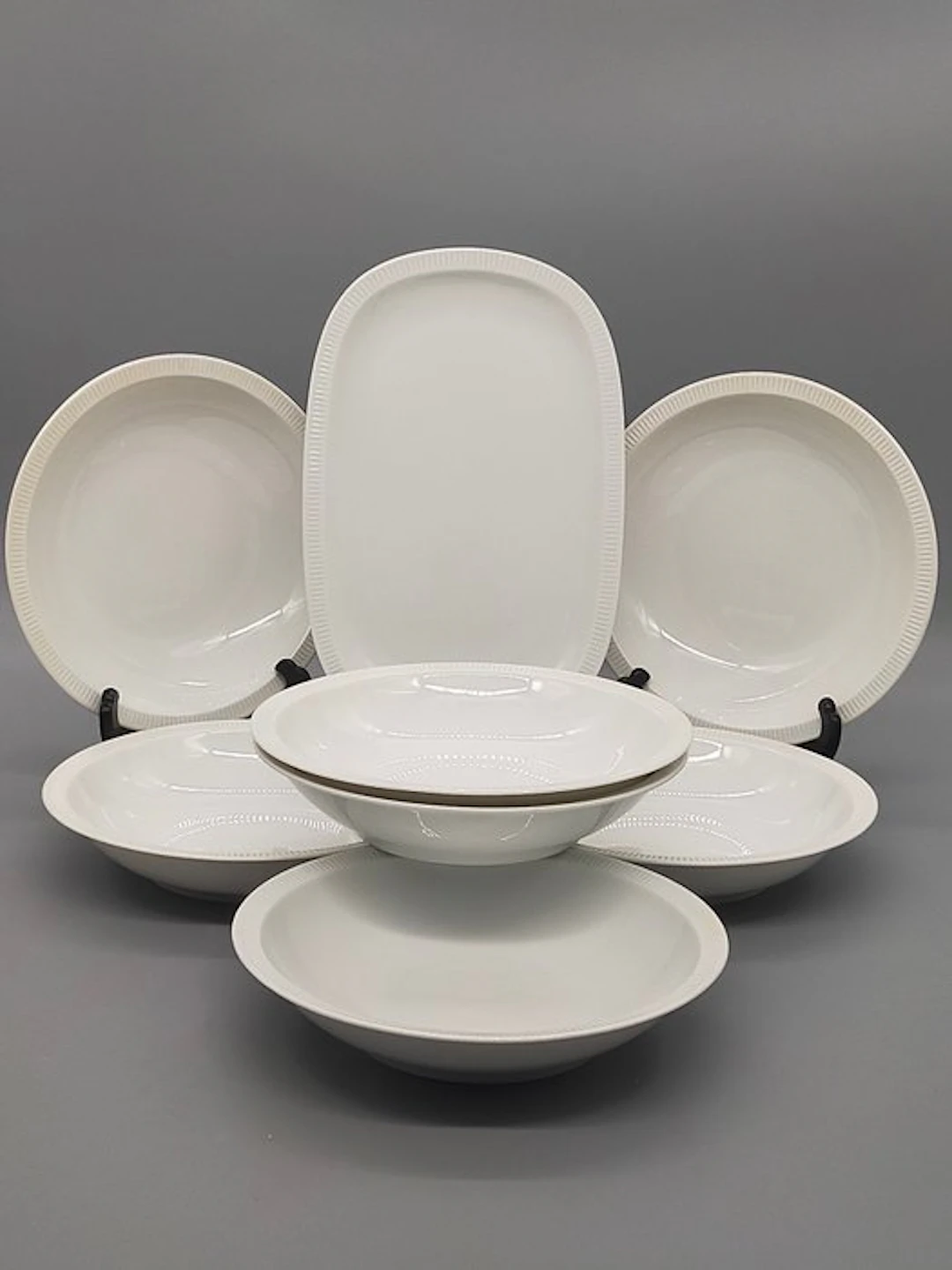 Dinner set - Arzberg Porzellan Set – Weißes Geschirr mit...