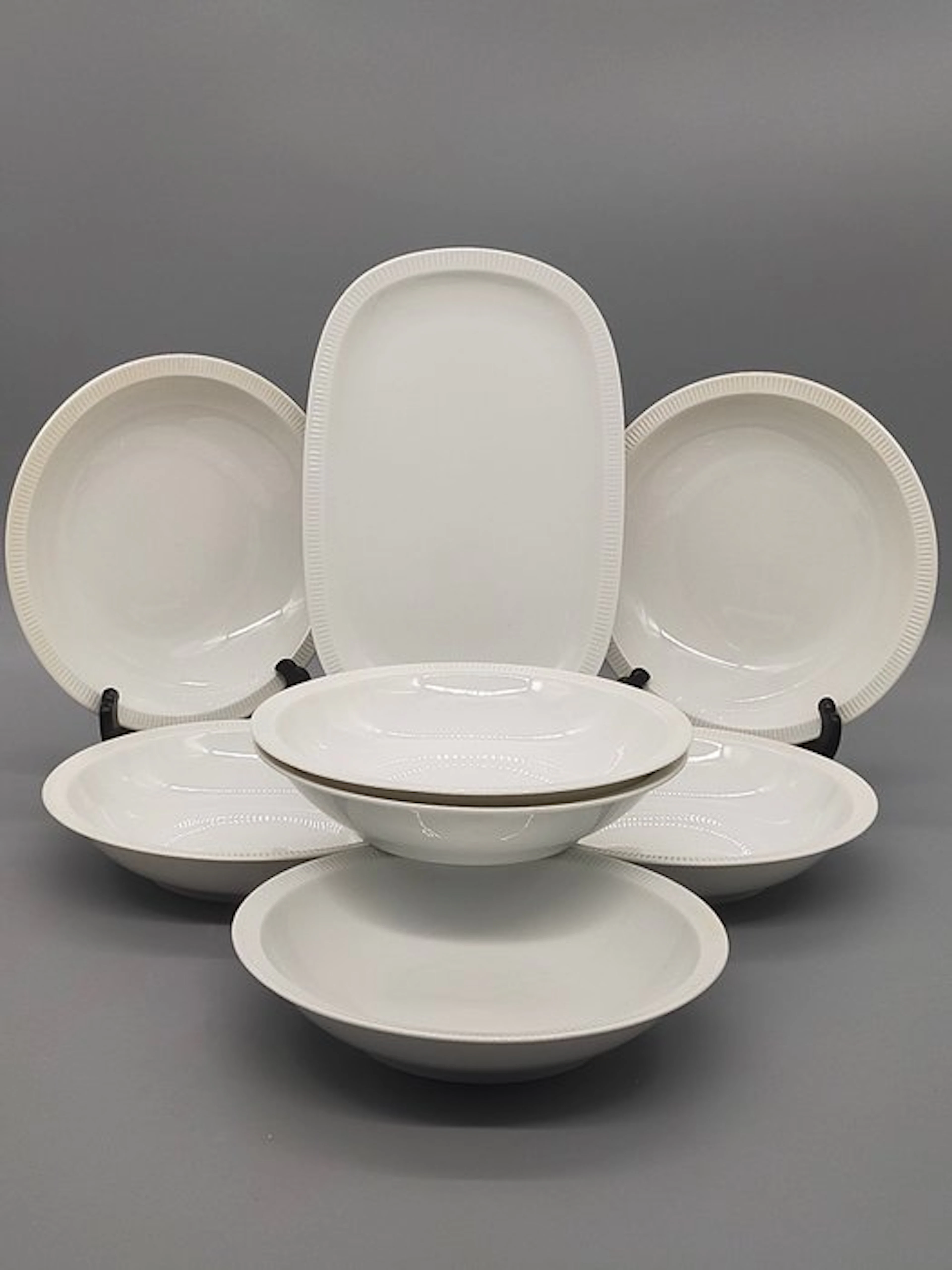 Dinner set - Arzberg Porzellan Set – Weißes Geschirr mit...