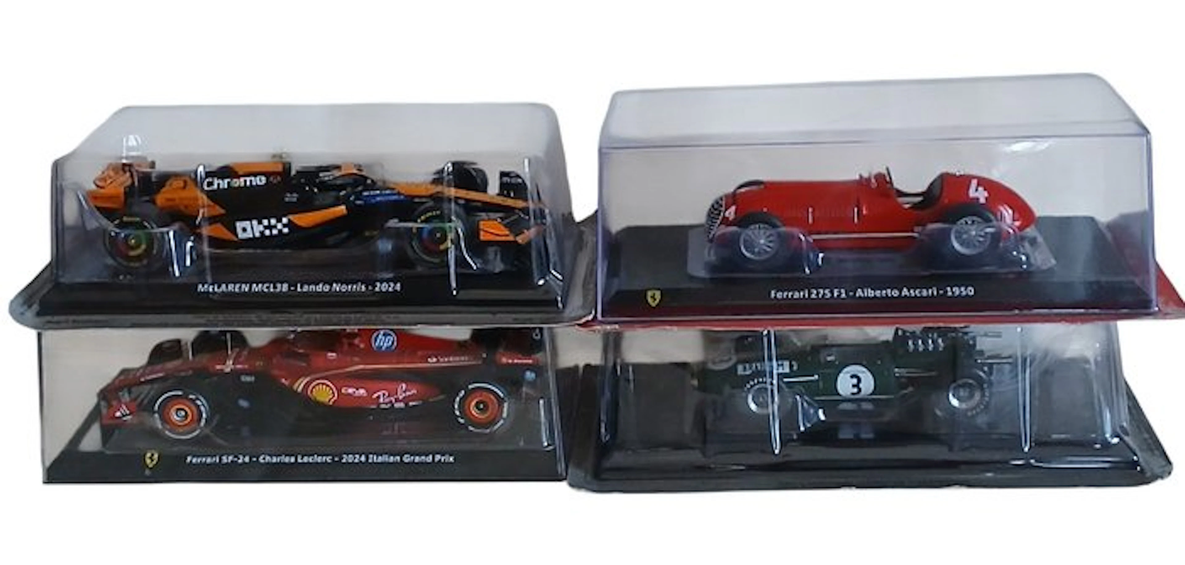 1:24 - Model sports car (4) - Lotto con 4 Modelli F1