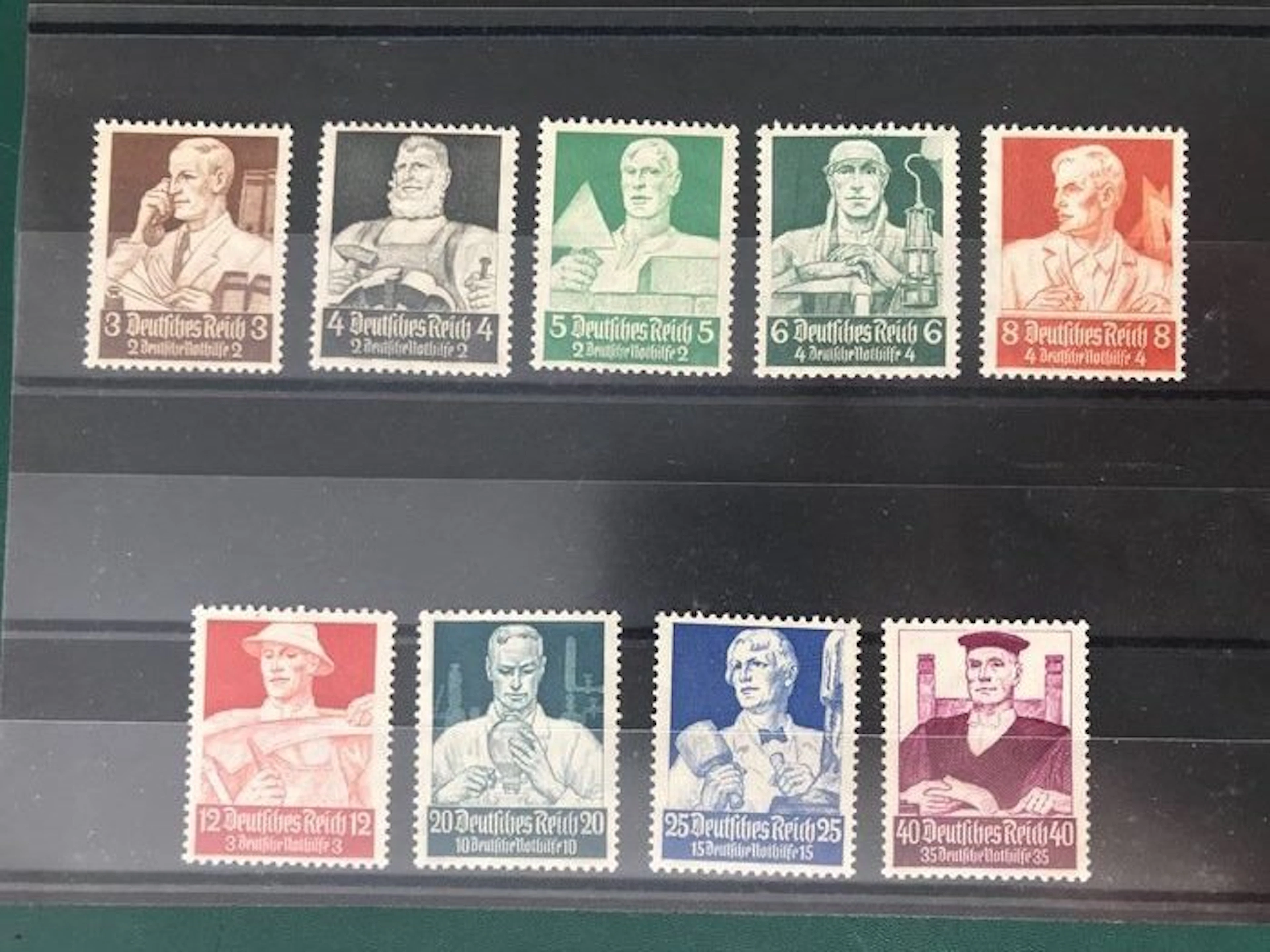 German Empire 1934 - Occupations - Estates - MNH - Michel 556/564