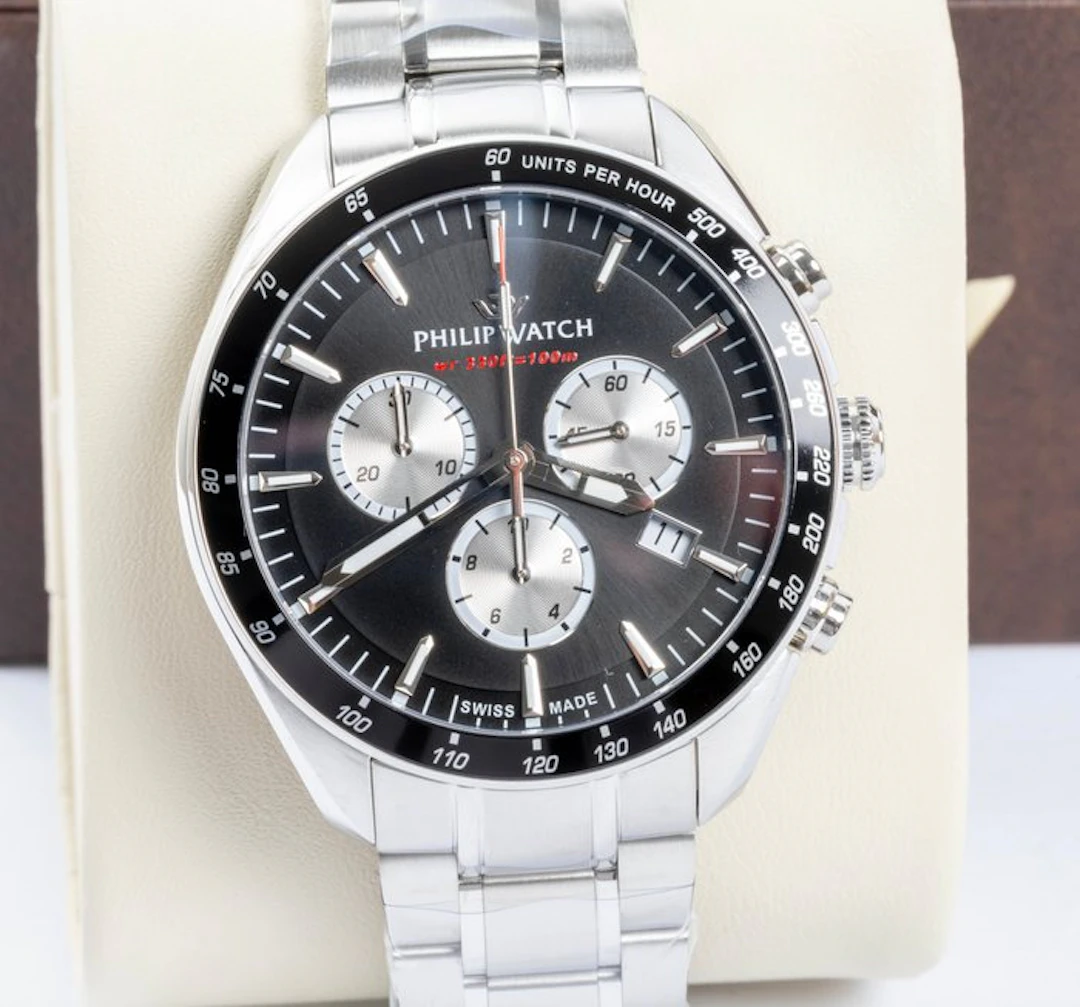 Philip Watch - Blaze - Chronograph & Date - Black/Panda...