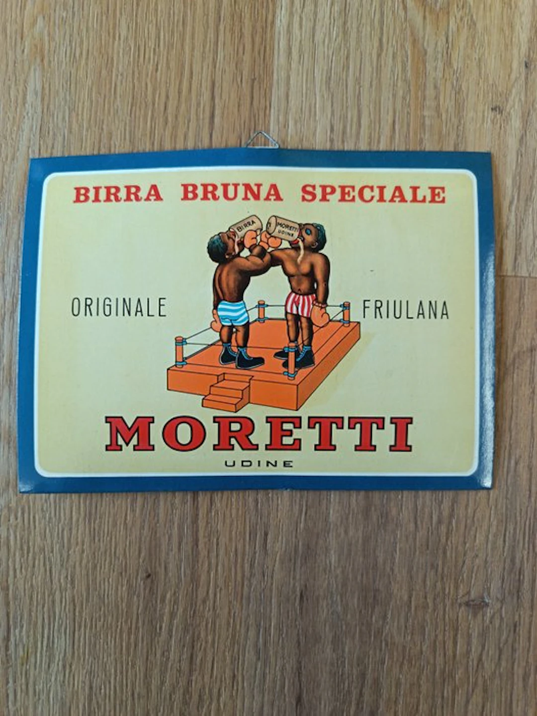 Moretti - Original promotional label for Moretti Special...
