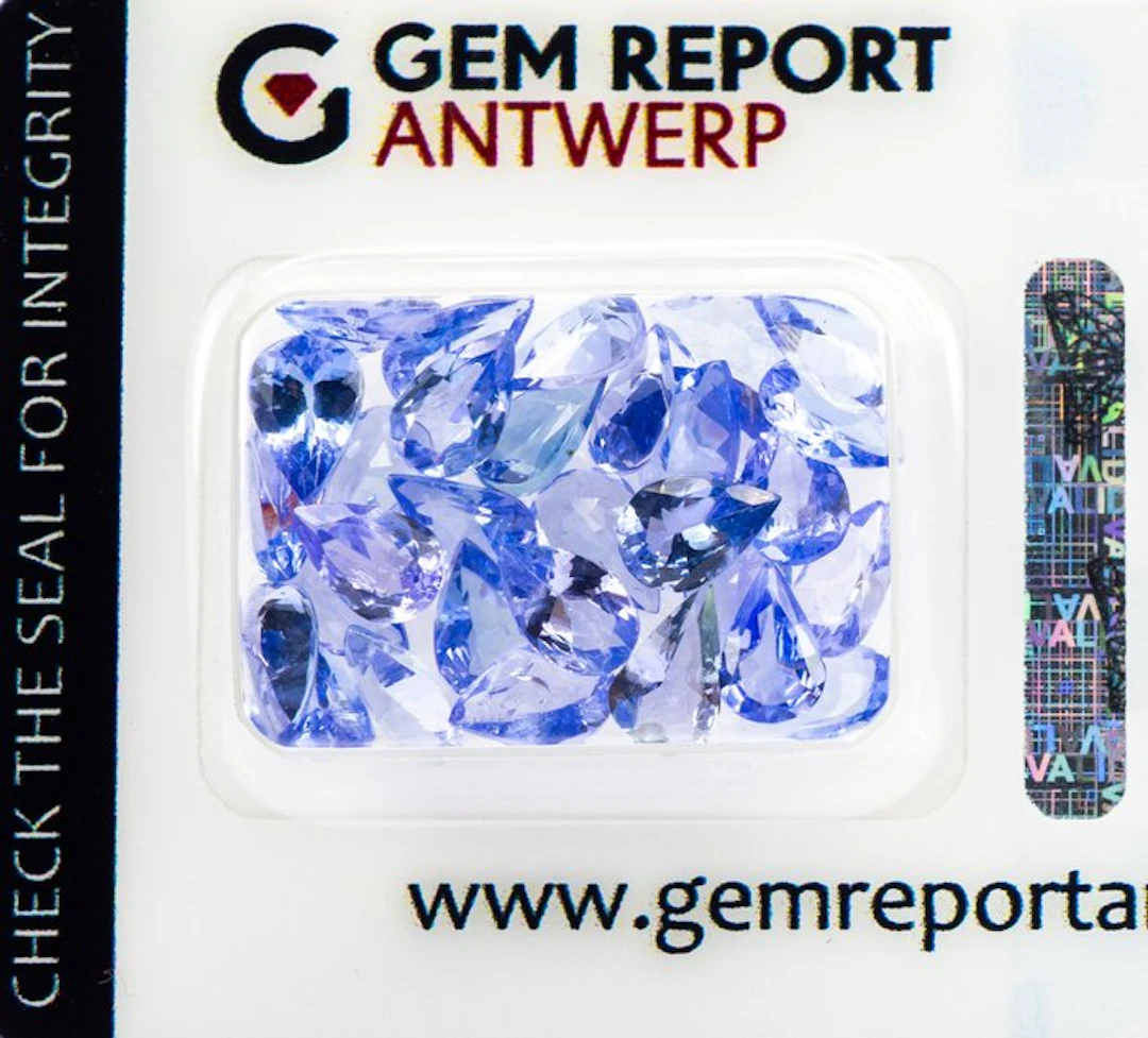No reserve price - 31 pcs Tanzanite - 9.87 ct - Gem...