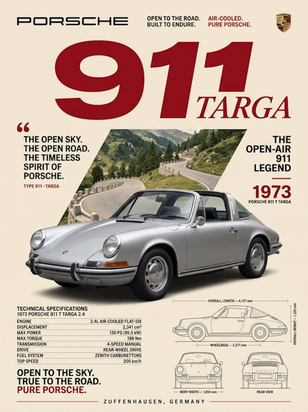 Shmidt.Art - Porsche - Porsche 911 Targa - 1970s
