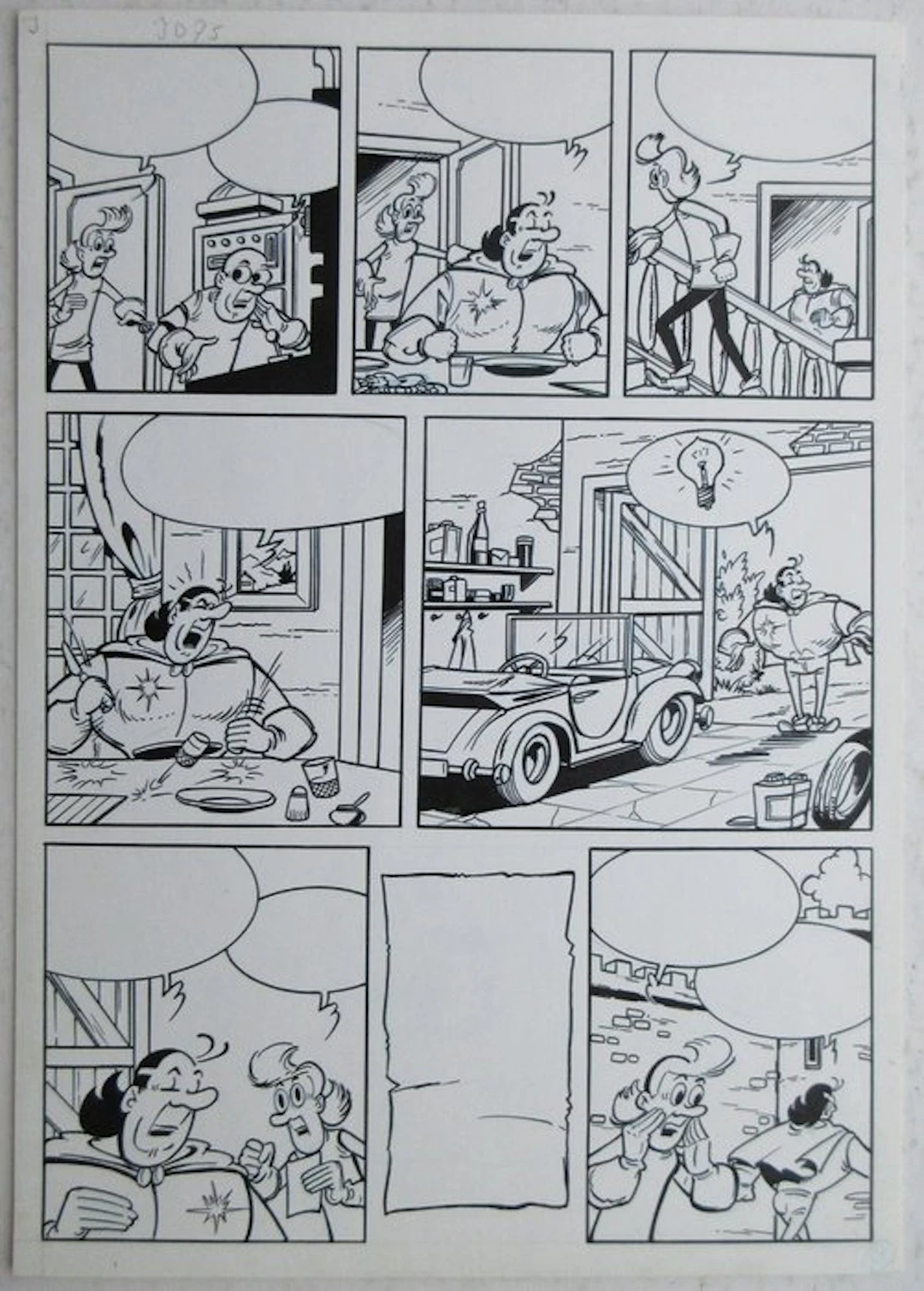 Studio Vandersteen - 1 Original page - Jerom - De kleurenzaaier p. 3