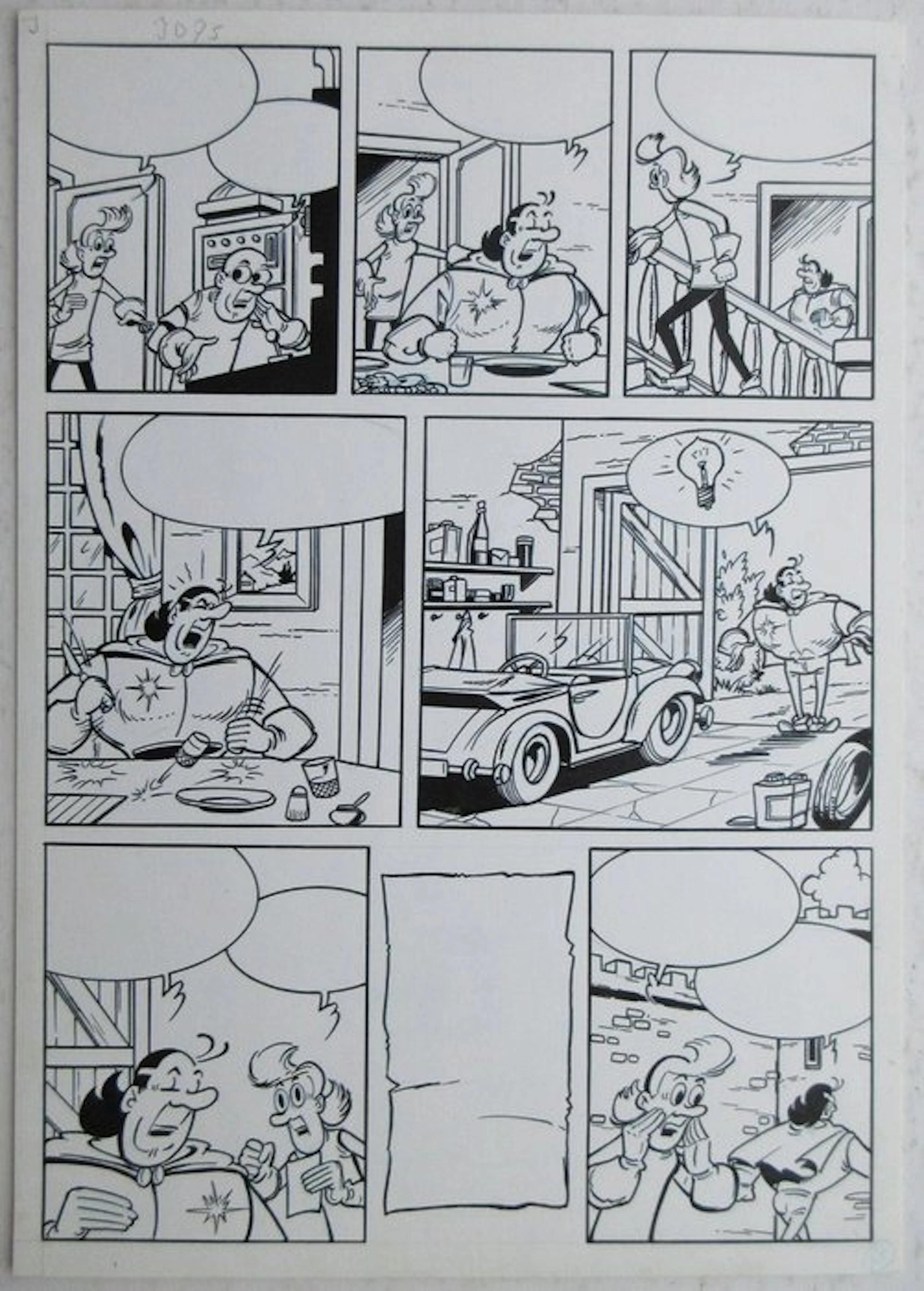 Studio Vandersteen - 1 Original page - Jerom - De kleurenzaaier p. 3