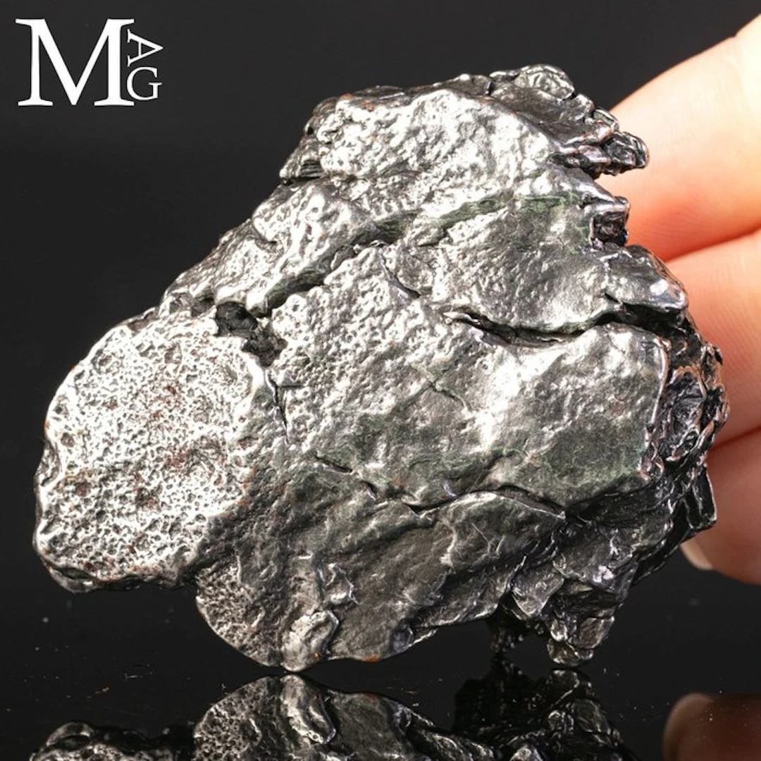Iron-Nickel Meteorite with Distinctive Regmaglypts...