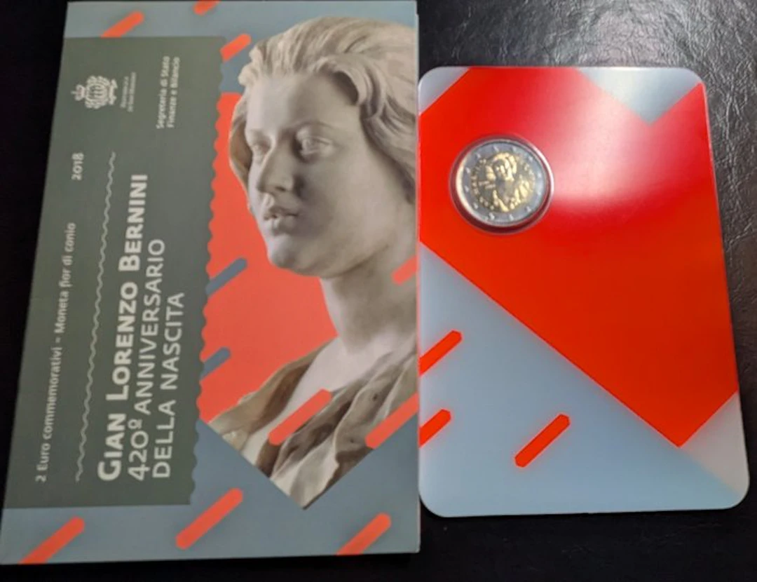 San Marino. 2 Euro 2018 "Bernini" (No reserve price)