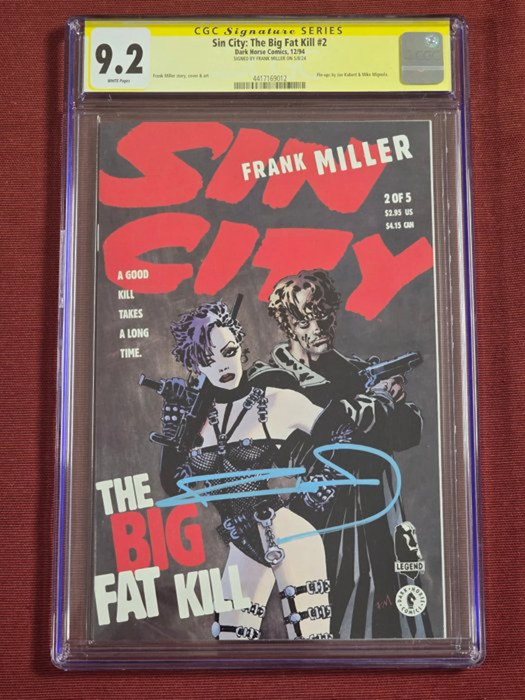 Sin City: The Big Fat Kill #2 - Signed by Frank Miller...